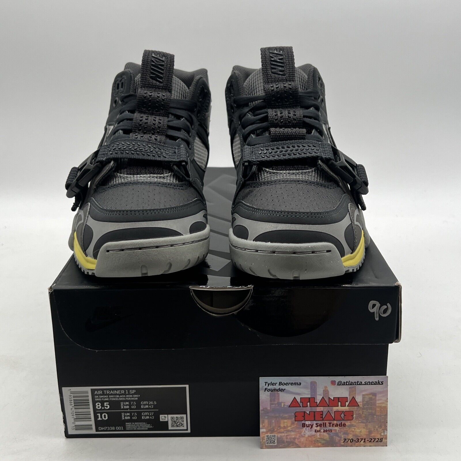 Size 8.5 - Nike Air Trainer 1 Utility Dark Smoke Grey (DH7338-001)