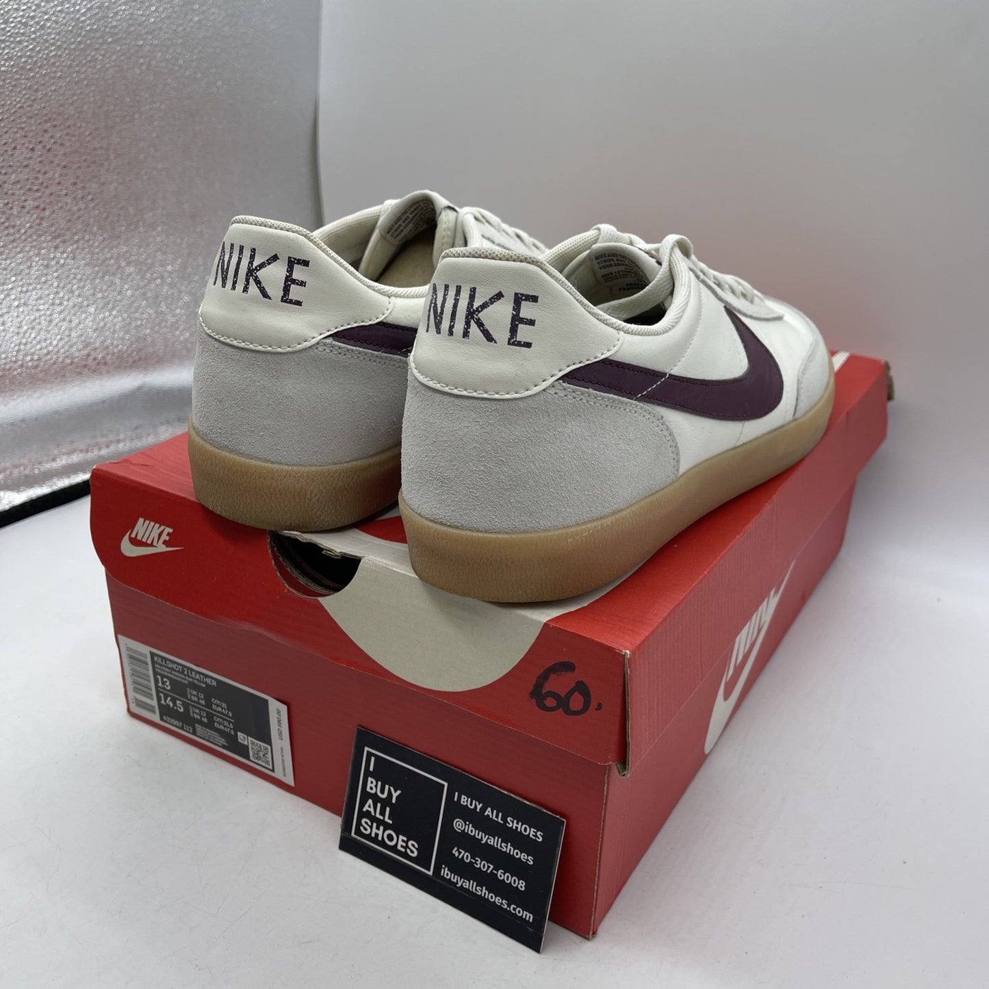 Size 13 - Nike Killshot 2 Night Maroon (432997-112)
