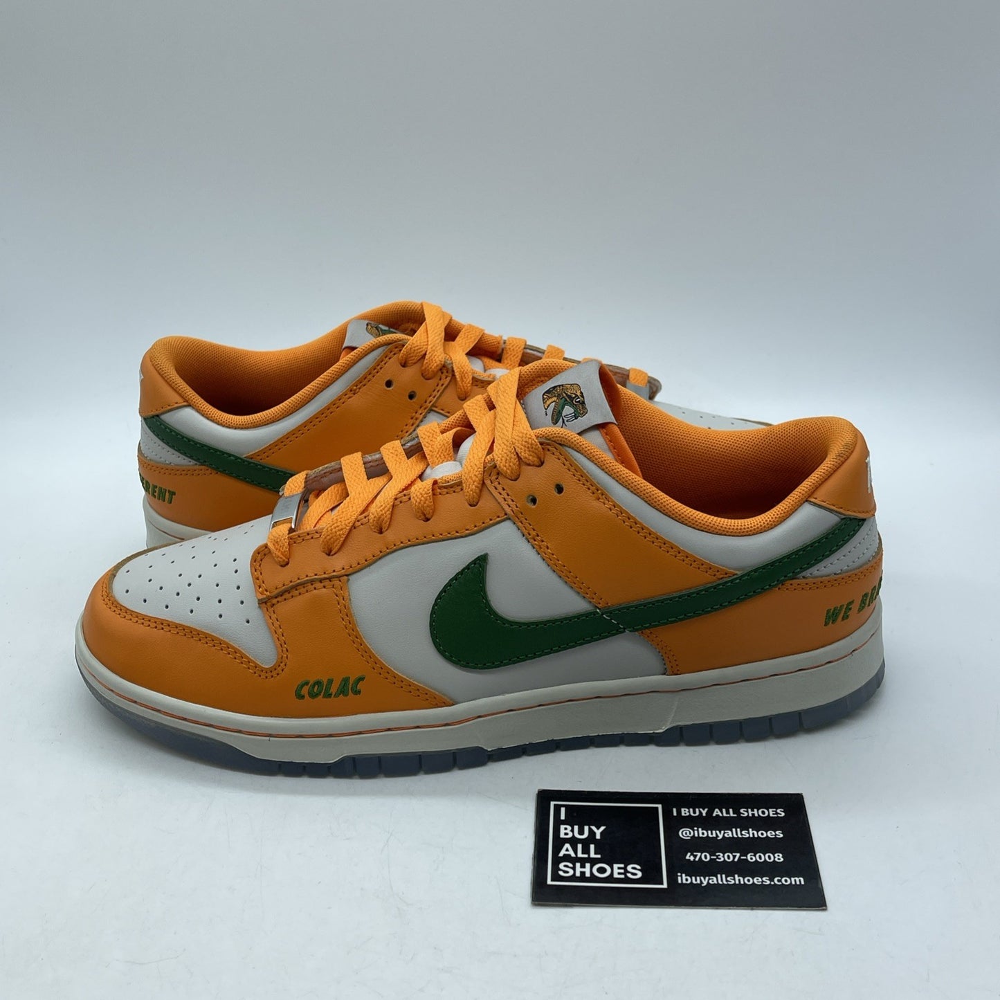 Size 10.5 - Nike Florida A&M University x Dunk Low Rattlers (DR6188-800)