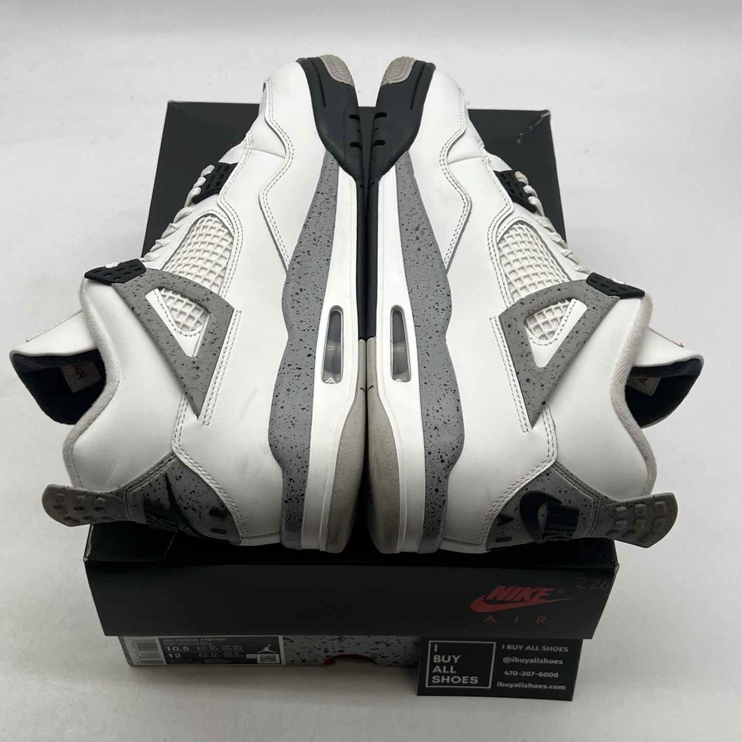 Size 10.5 - Air Jordan 4 Retro OG 2025 White Cement (FV5029-100)