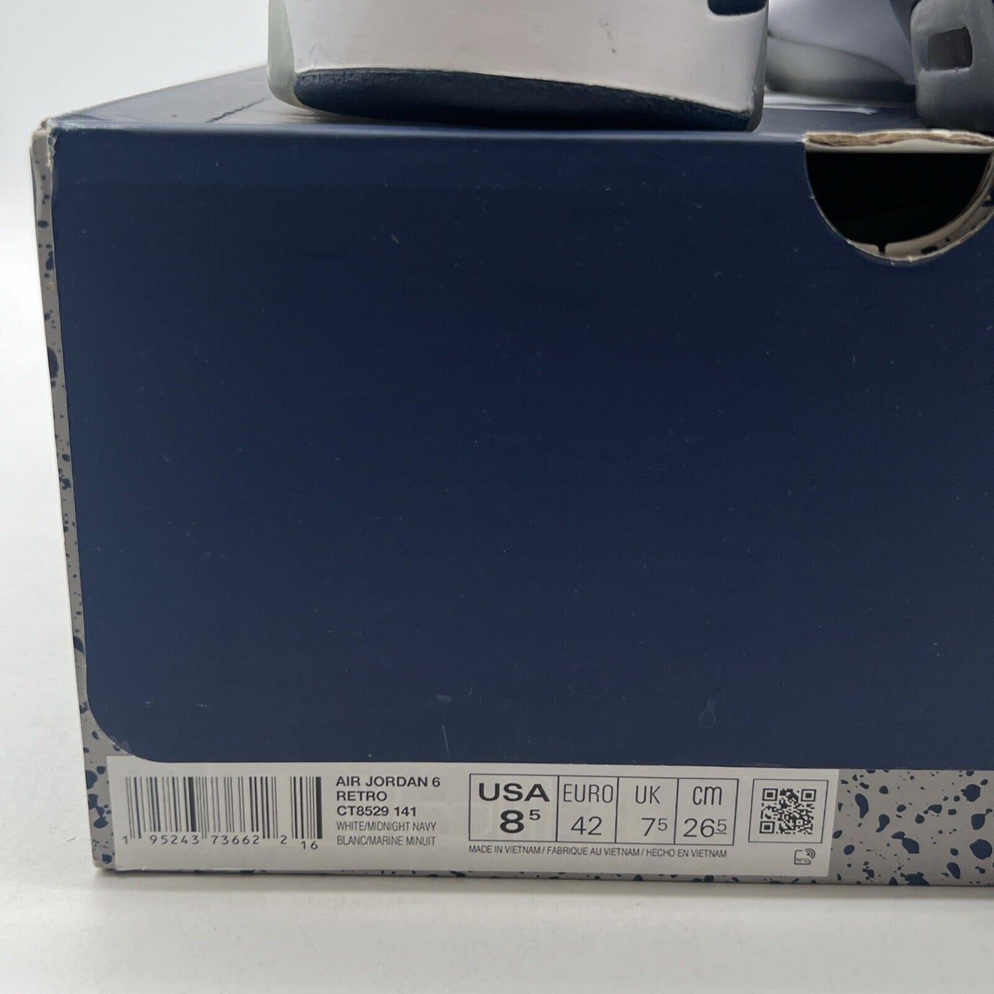 Size 8.5 - Air Jordan 6 Retro Midnight Navy (CT8529-141)