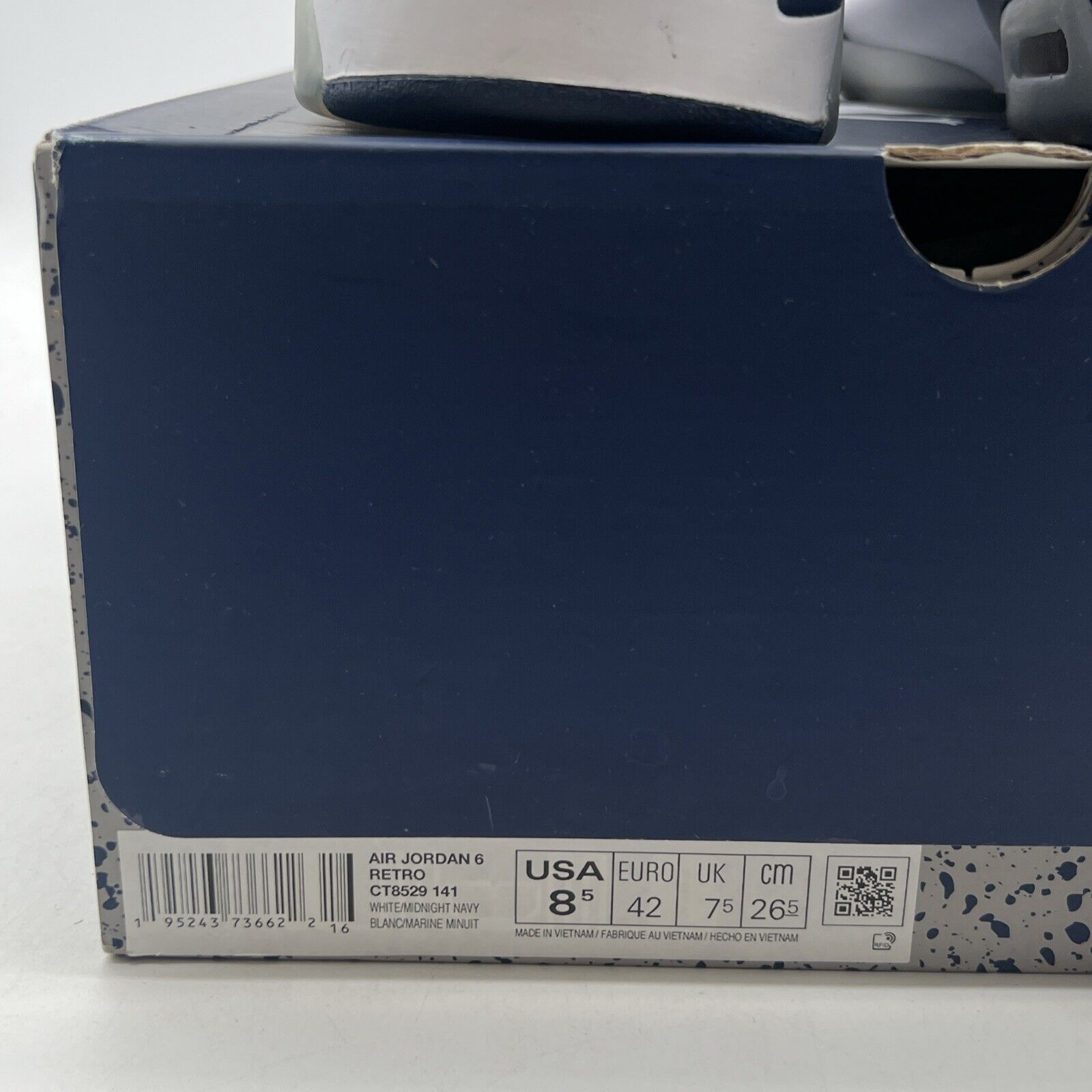 Size 8.5 - Air Jordan 6 Retro Midnight Navy (CT8529-141)