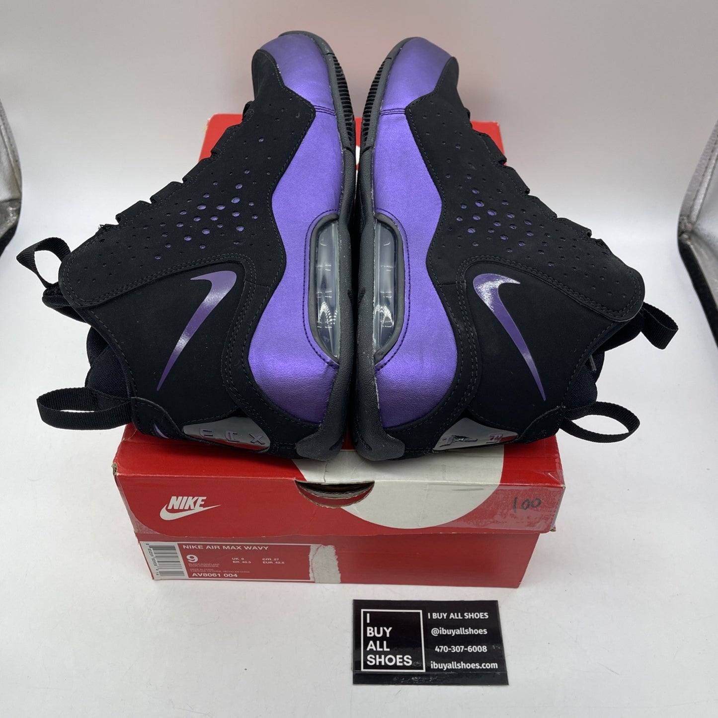 Size 9 - Nike Air Max Wavy Eggplant Black Purple (AV8061-004)