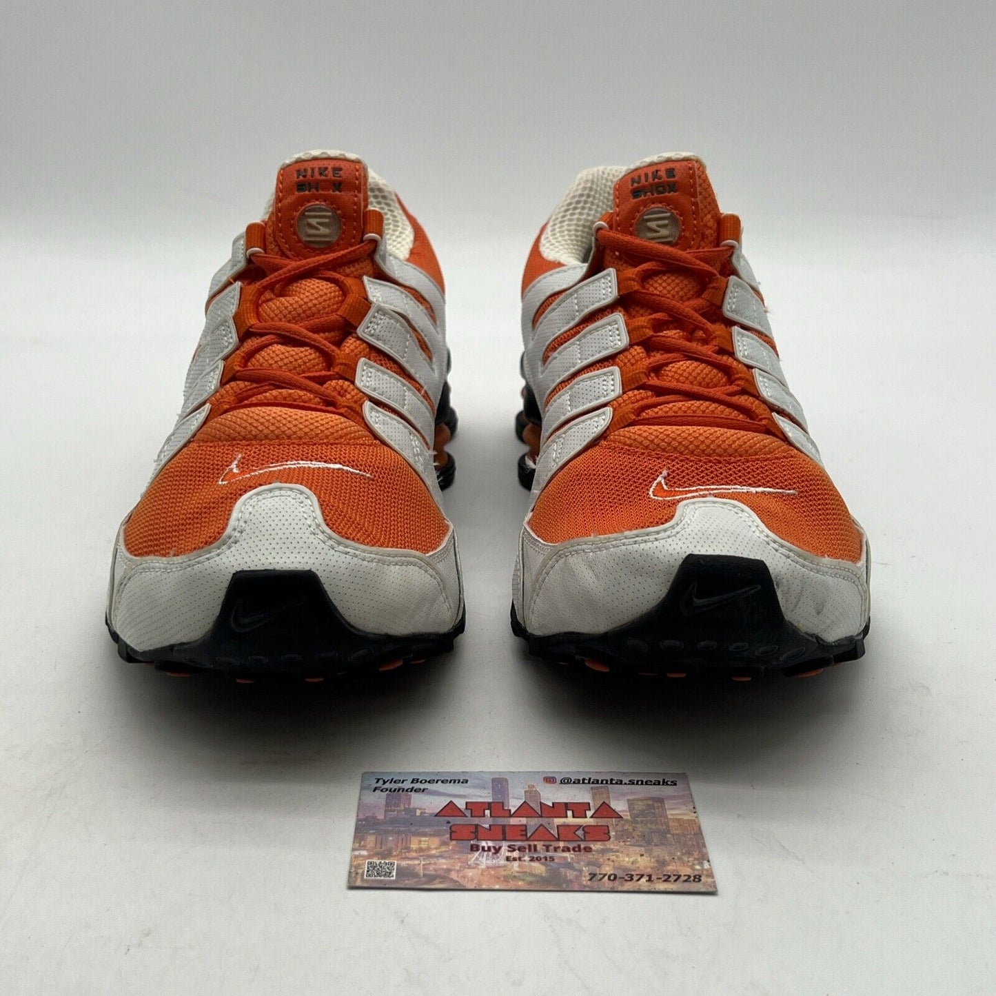 Size 11 - Nike Shox NZ Tigers Orange White (0304406QT)