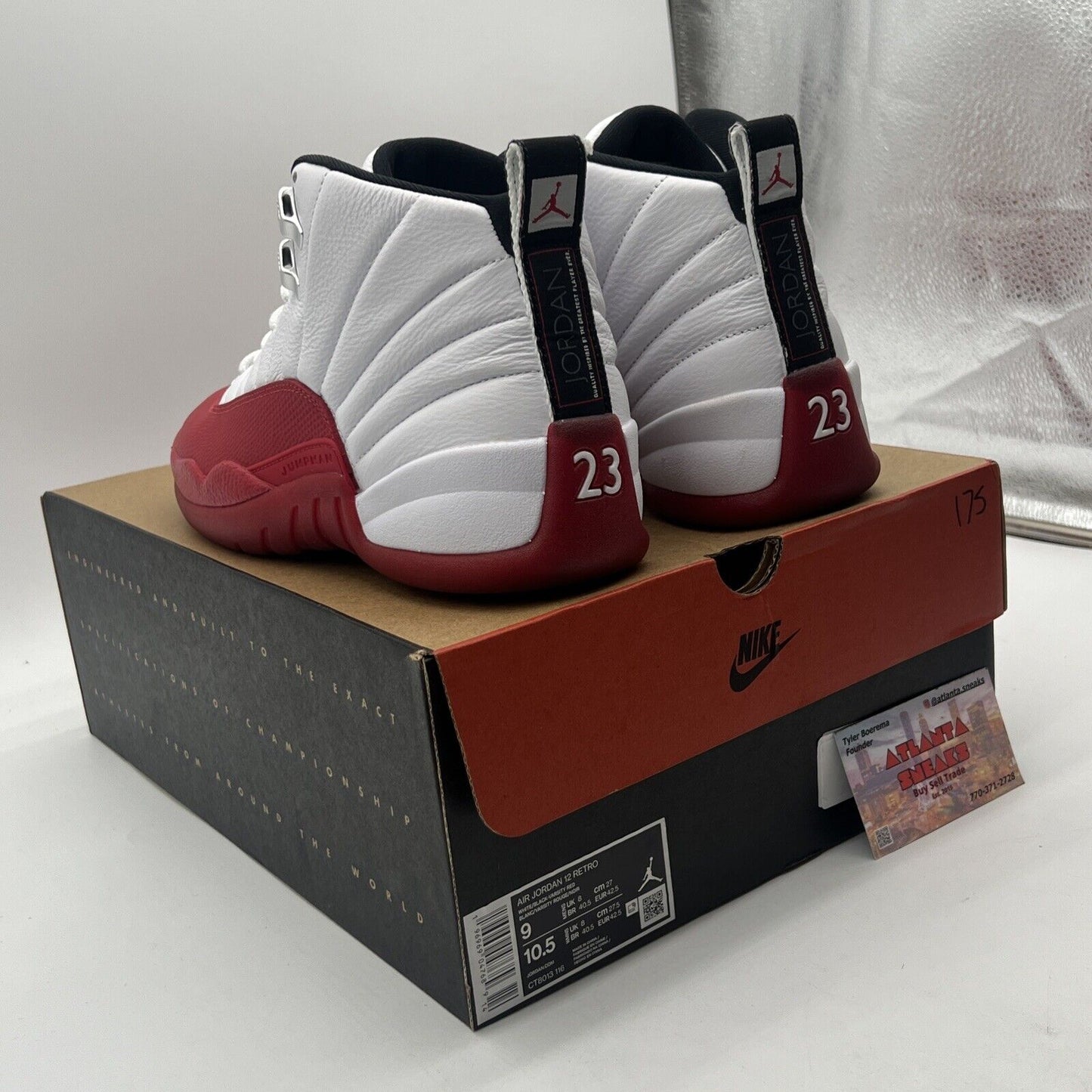 Size 9 - Jordan 12 Retro 2023 Mid Cherry Leather (CT8013-116)