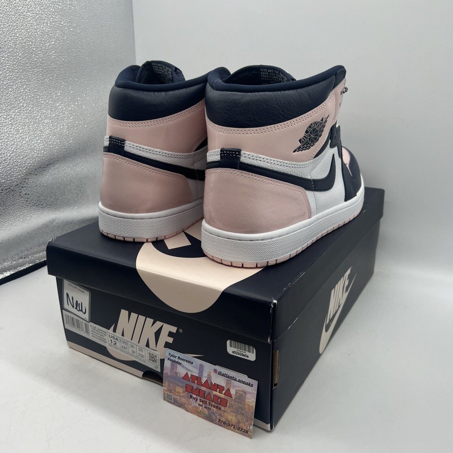 Nike Air Jordan 1 Retro High OG SE 'Bubble Gum' Women Size 12 DD9335-641 NIB