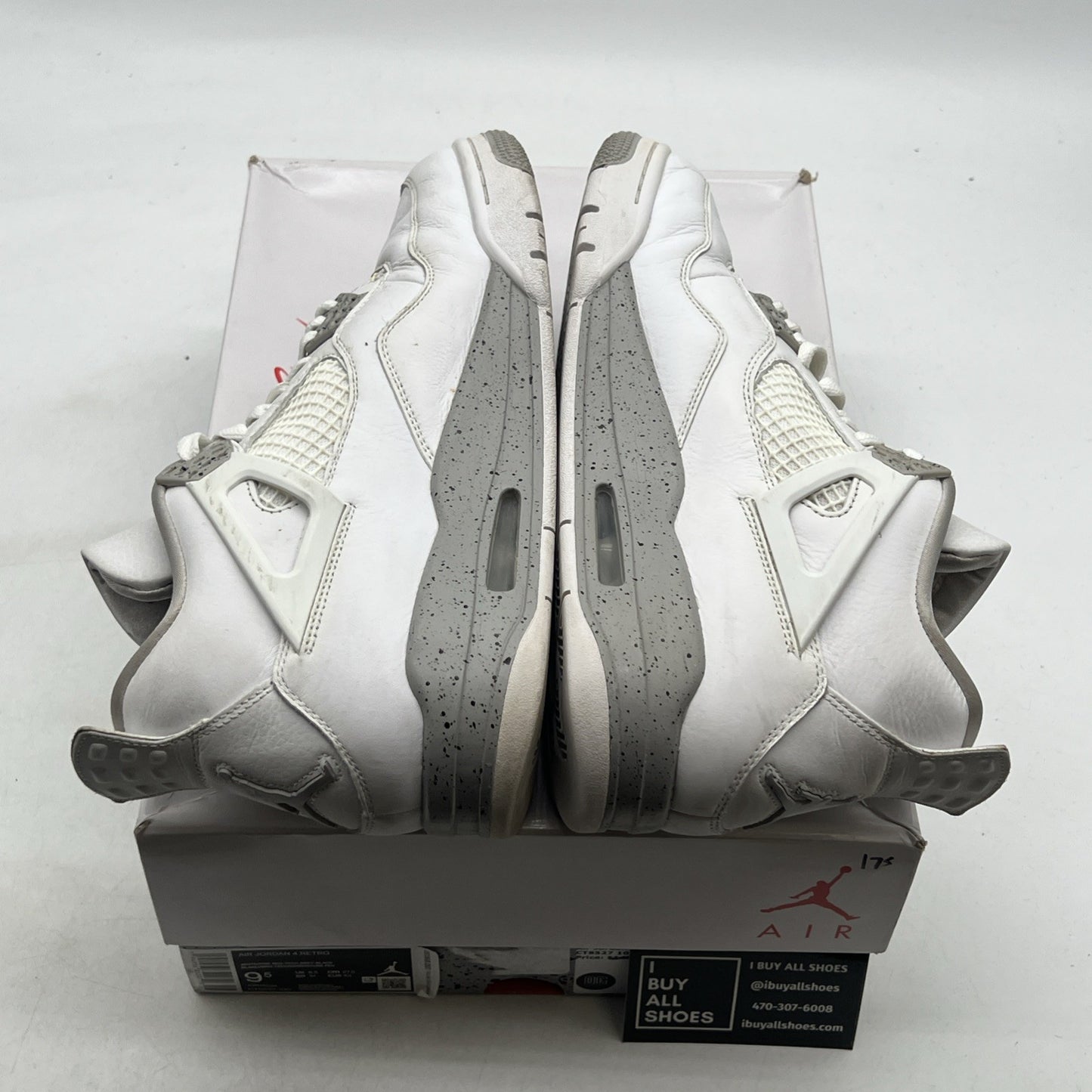 Size 9.5 - Air Jordan 4 Retro Mid White Oreo (CT8527-100)