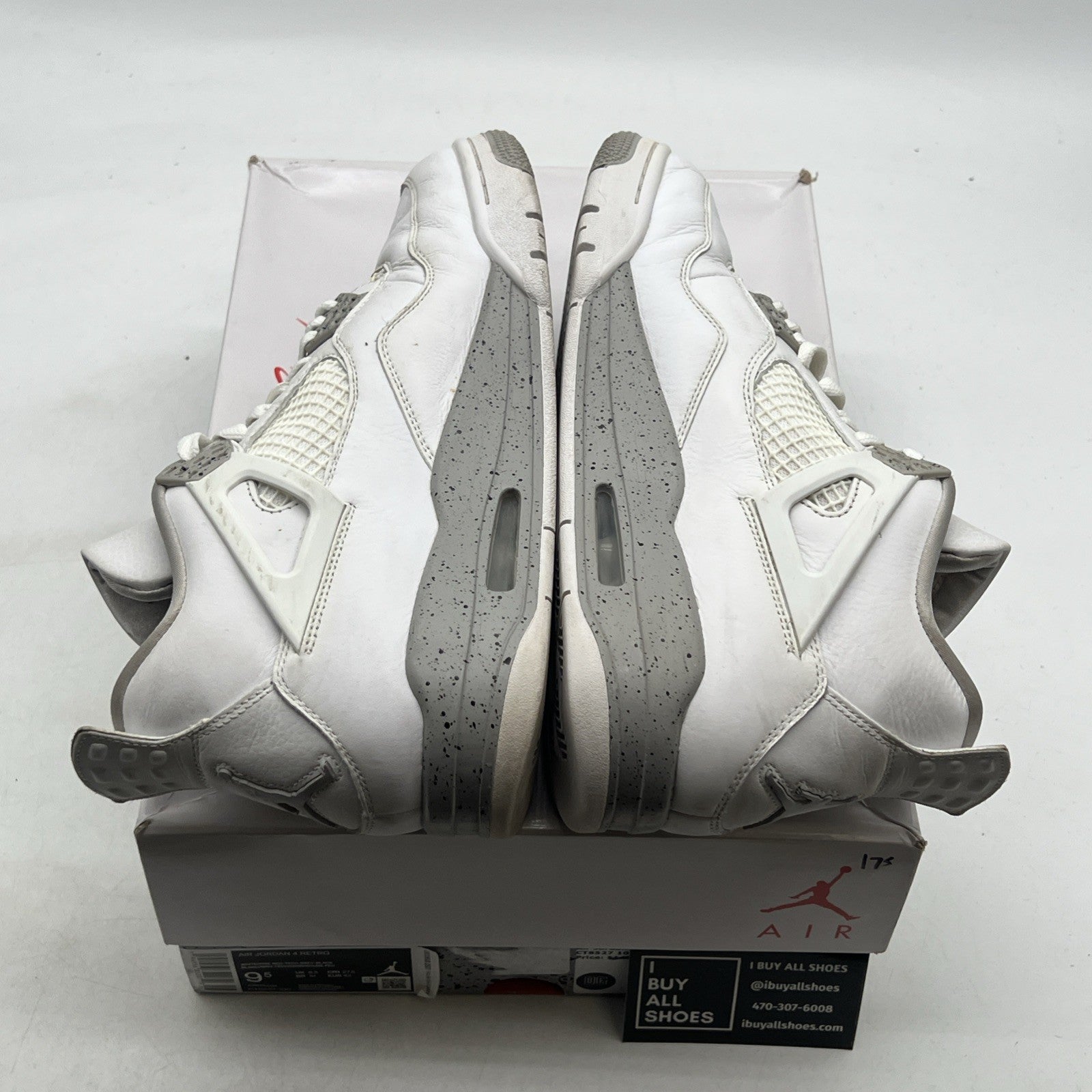 Size 9.5 - Air Jordan 4 Retro Mid White Oreo (CT8527-100)