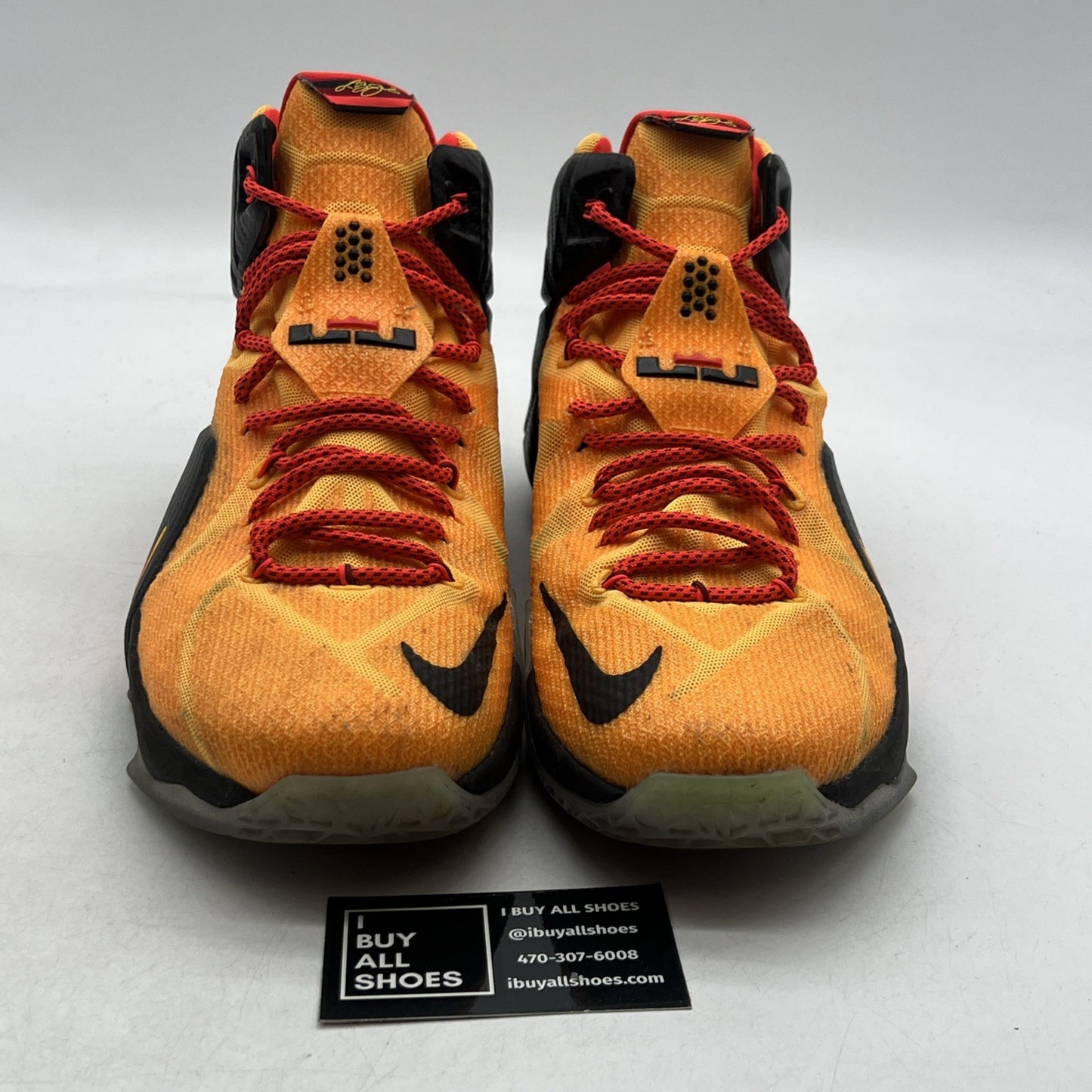 Size 13 - Nike LeBron 12 CLE - (684593-830)