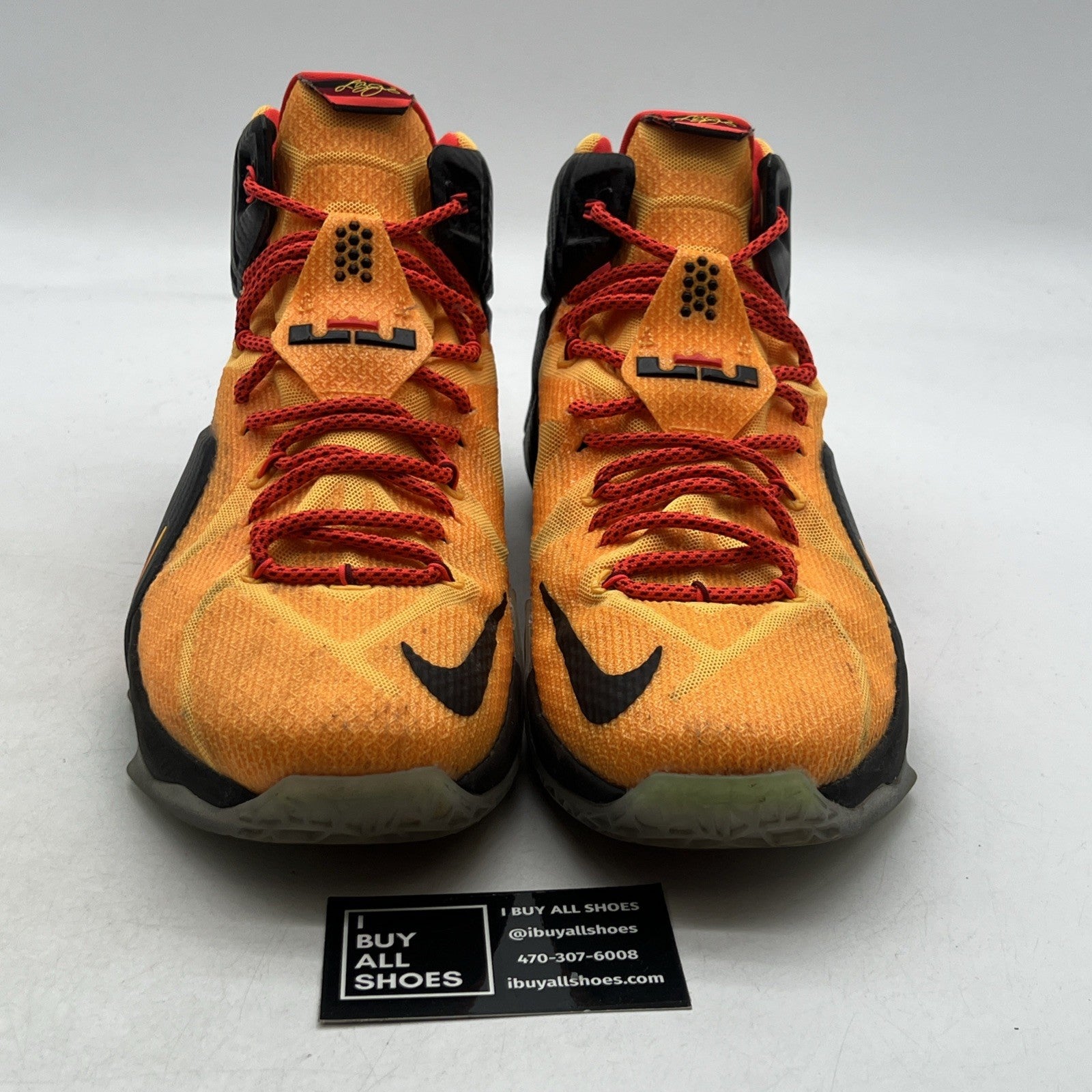 Size 13 - Nike LeBron 12 CLE - (684593-830)
