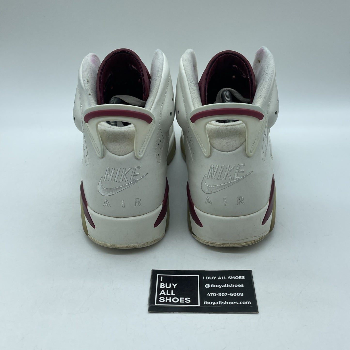 Size 9.5 - Air Jordan 6 Retro 2015 Maroon (384664-116)