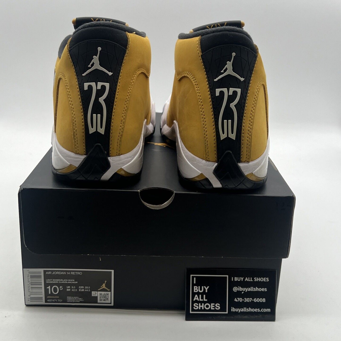 Size 10.5 - Air Jordan 14 Retro Light Ginger 2022 (487471-701)