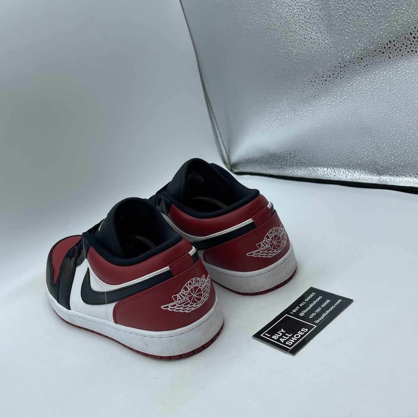 Size 11 - Air Jordan 1 Low Bred Toe (553558-612)