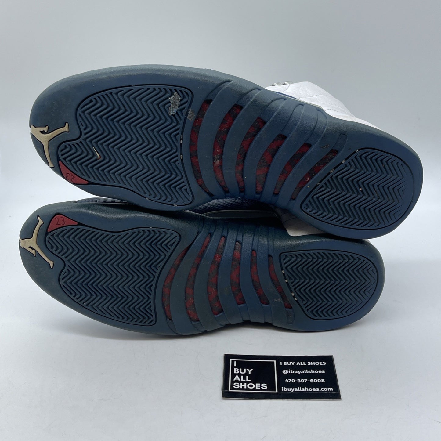 Size 10.5 - Jordan 12 Retro French Blue White Leather (130690-113)