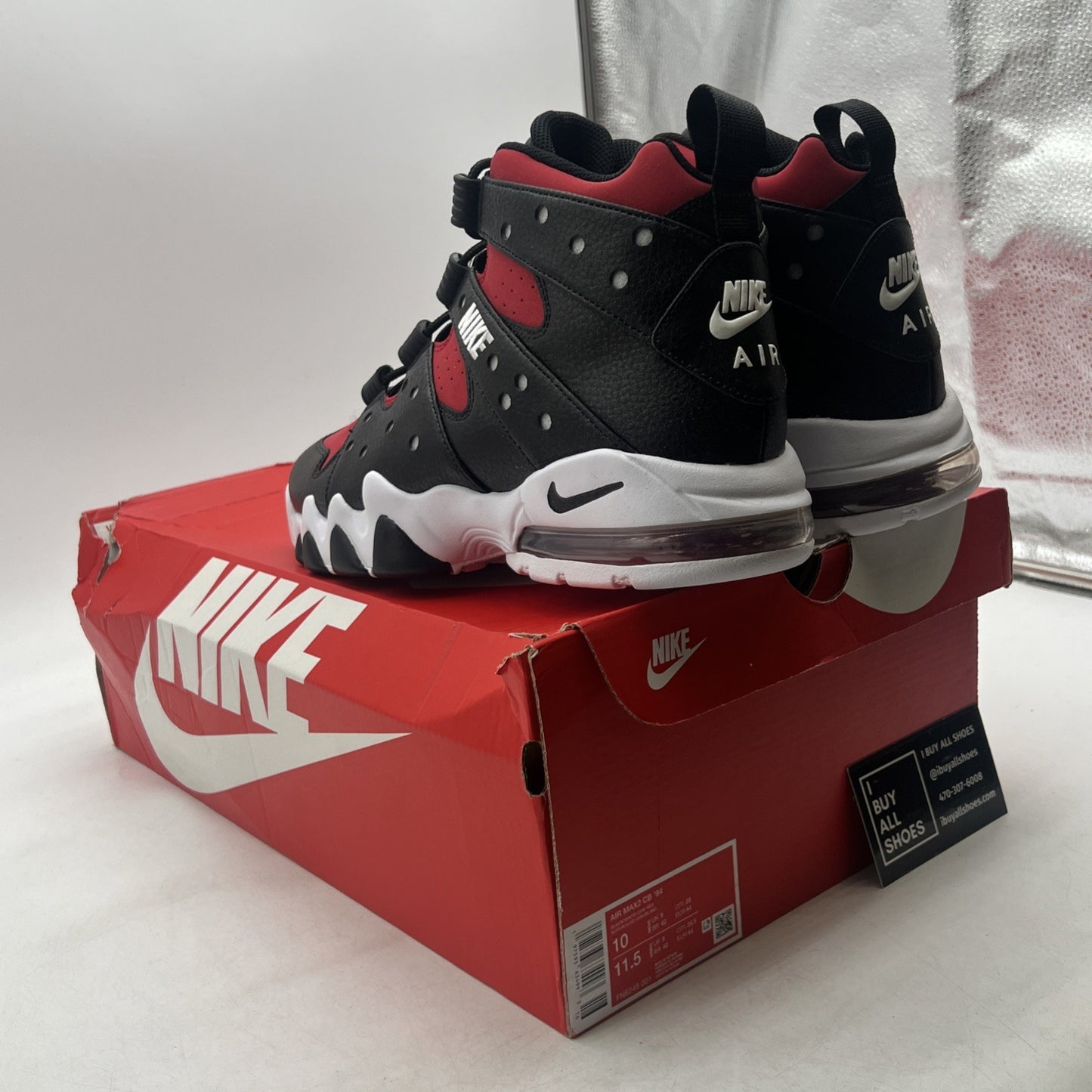 Size 10 - Nike Air Max 2 CB 94 Black Gym Red (FN6248-001)