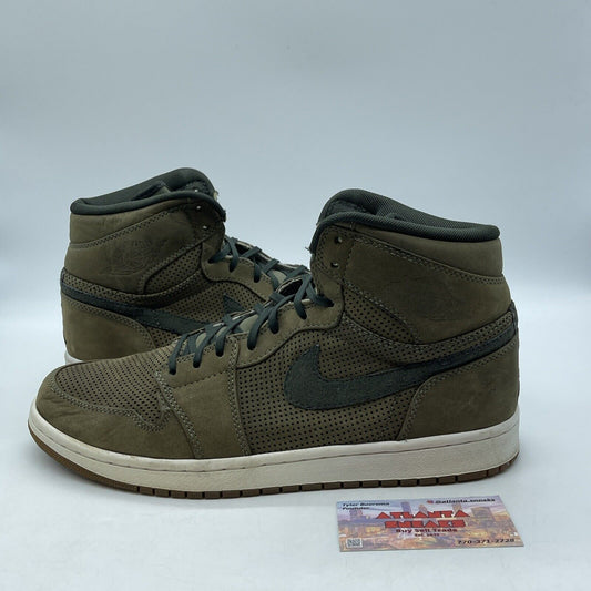 Size 11 - Air Jordan 1 Retro Premier High Urban Haze Olive White (332134-331)