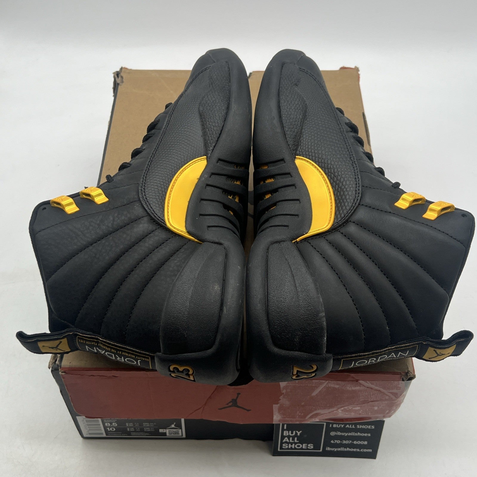 Size 8.5 - Air Jordan 12 Retro Mid Black Taxi (CT8013-071)