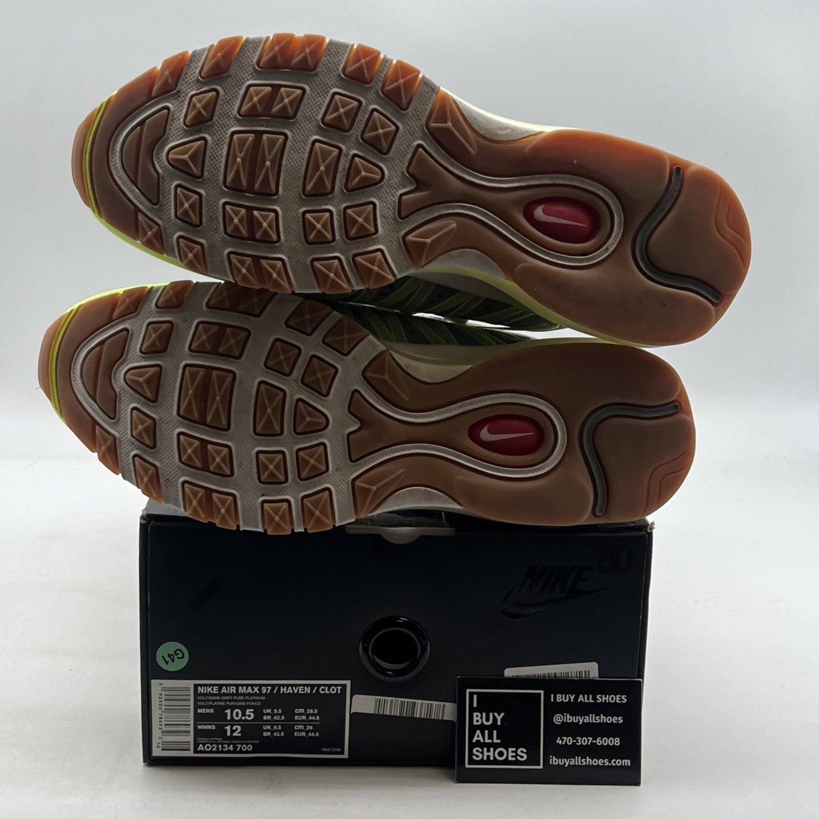 Size 10.5 - Nike CLOT x Air Max 97 Haven Volt (AO2134-700)