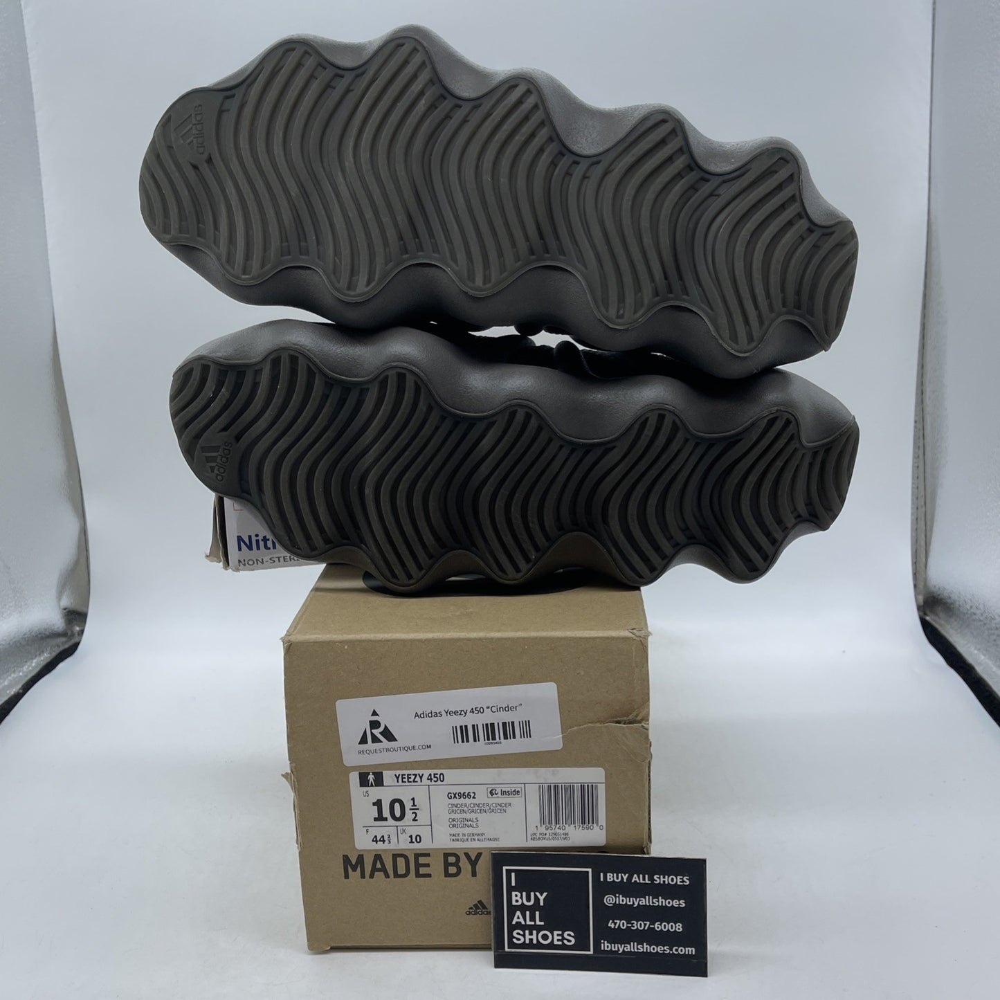 Size 10.5 - adidas Yeezy 450 Cinder (GX9662)