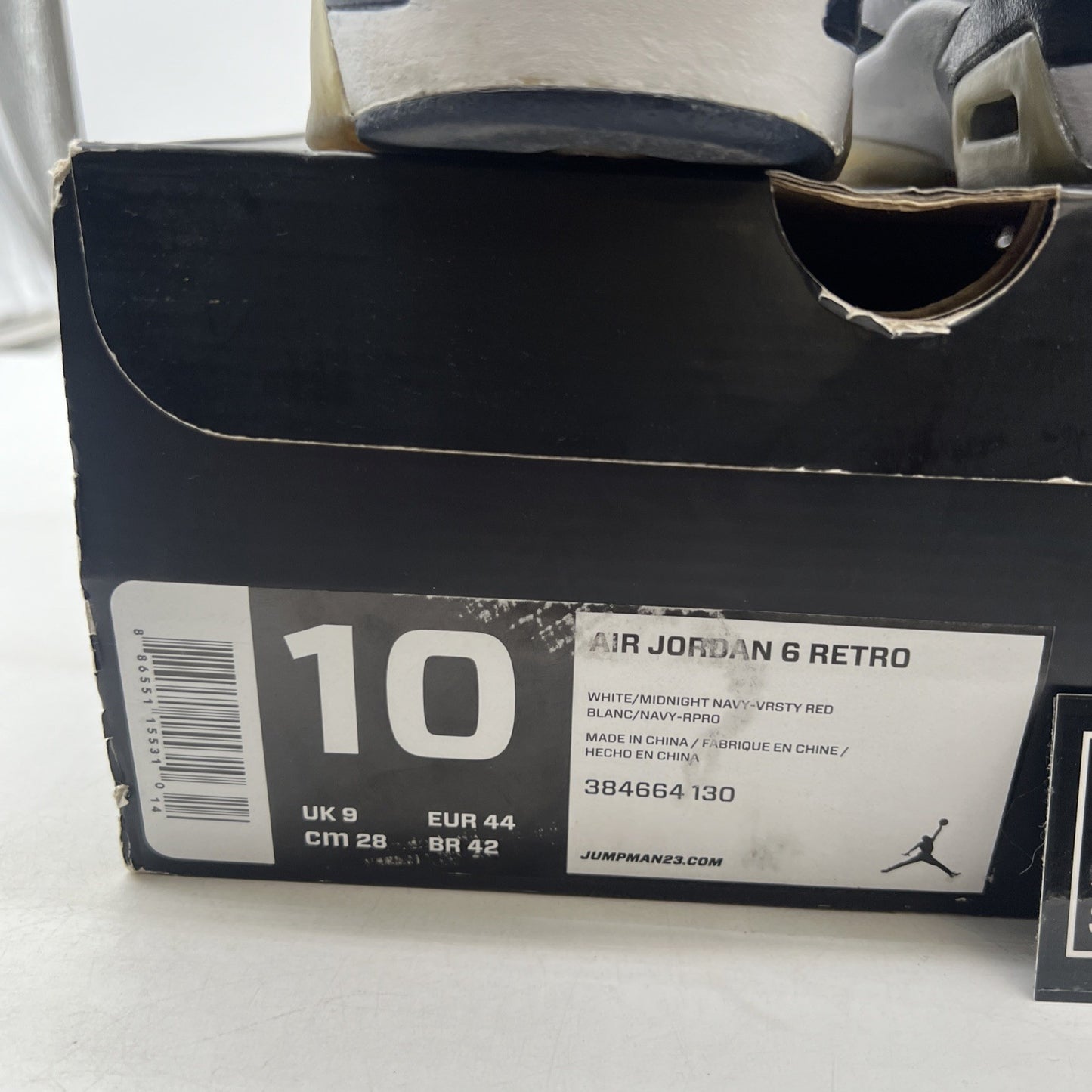 Size 10 - Air Jordan 6 Retro 2012 Olympic (384664-130)
