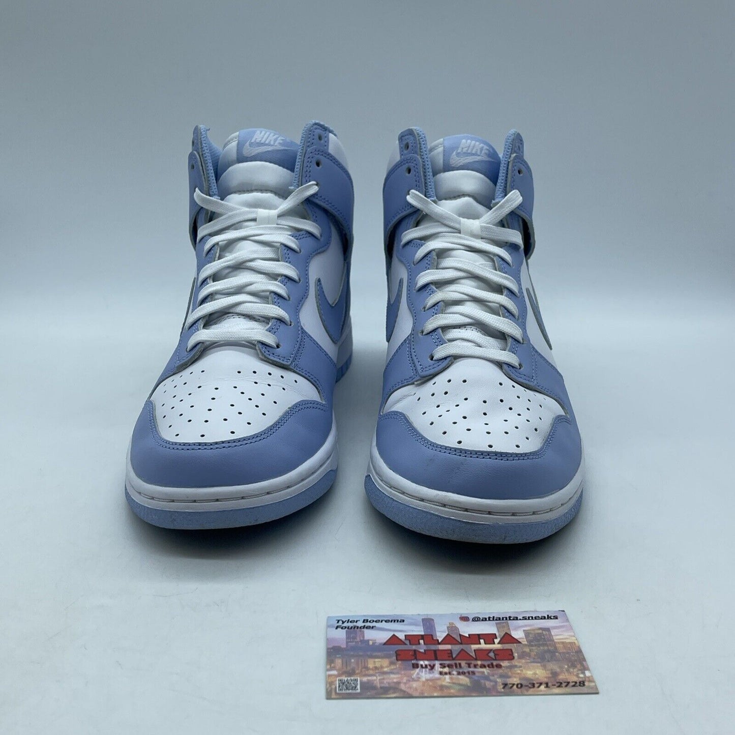 Size 9W - Nike Dunk High Aluminum W Blue White (DD1869-107)