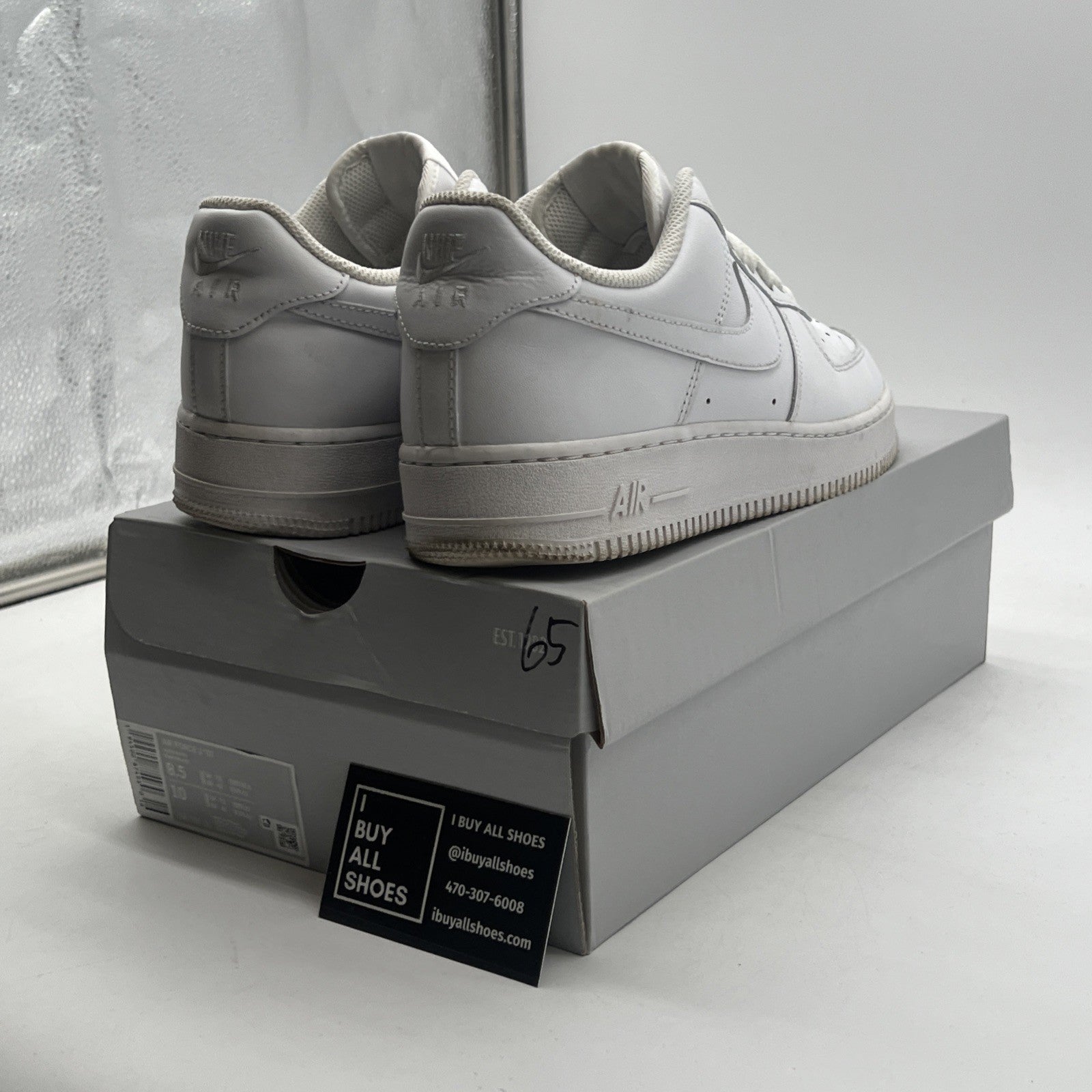 Size 8.5 - Nike Air Force 1 '07 Low Triple White (CW2288-111)