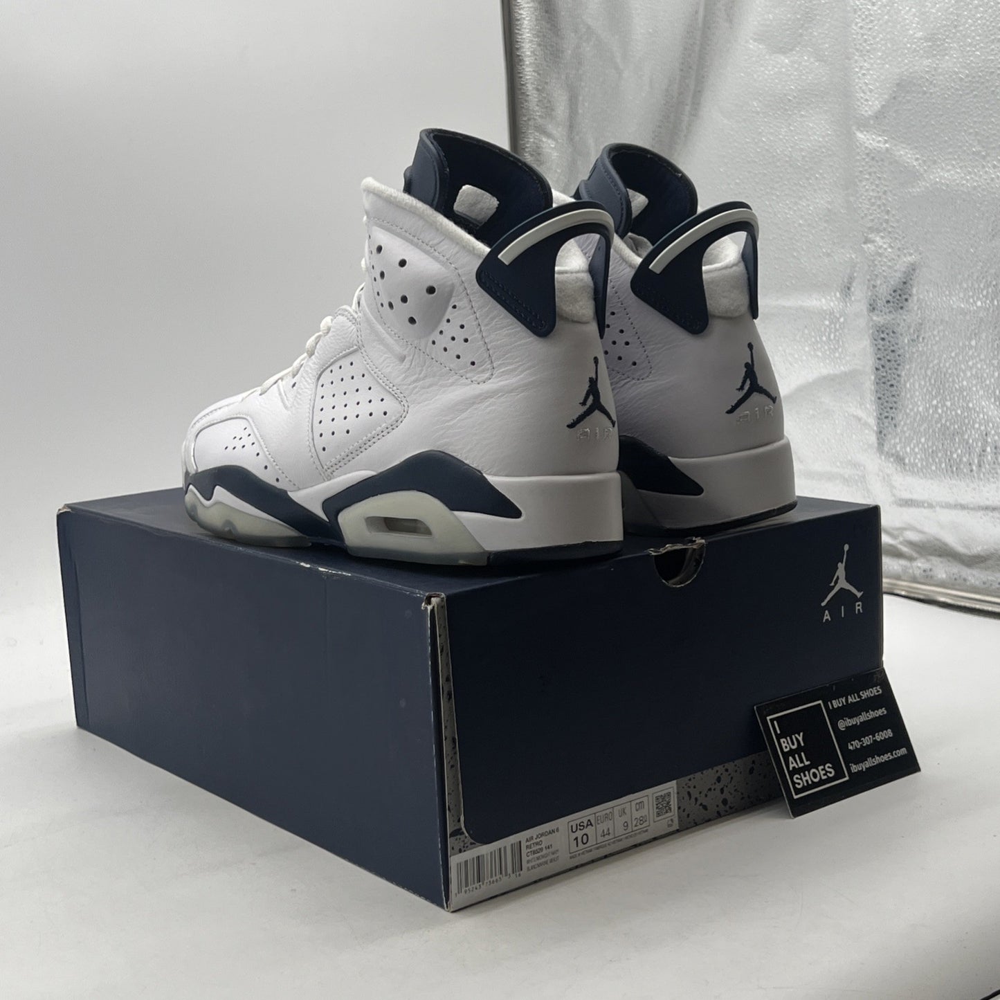 Size 10 - Air Jordan 6 Retro Midnight Navy (CT8529-141)