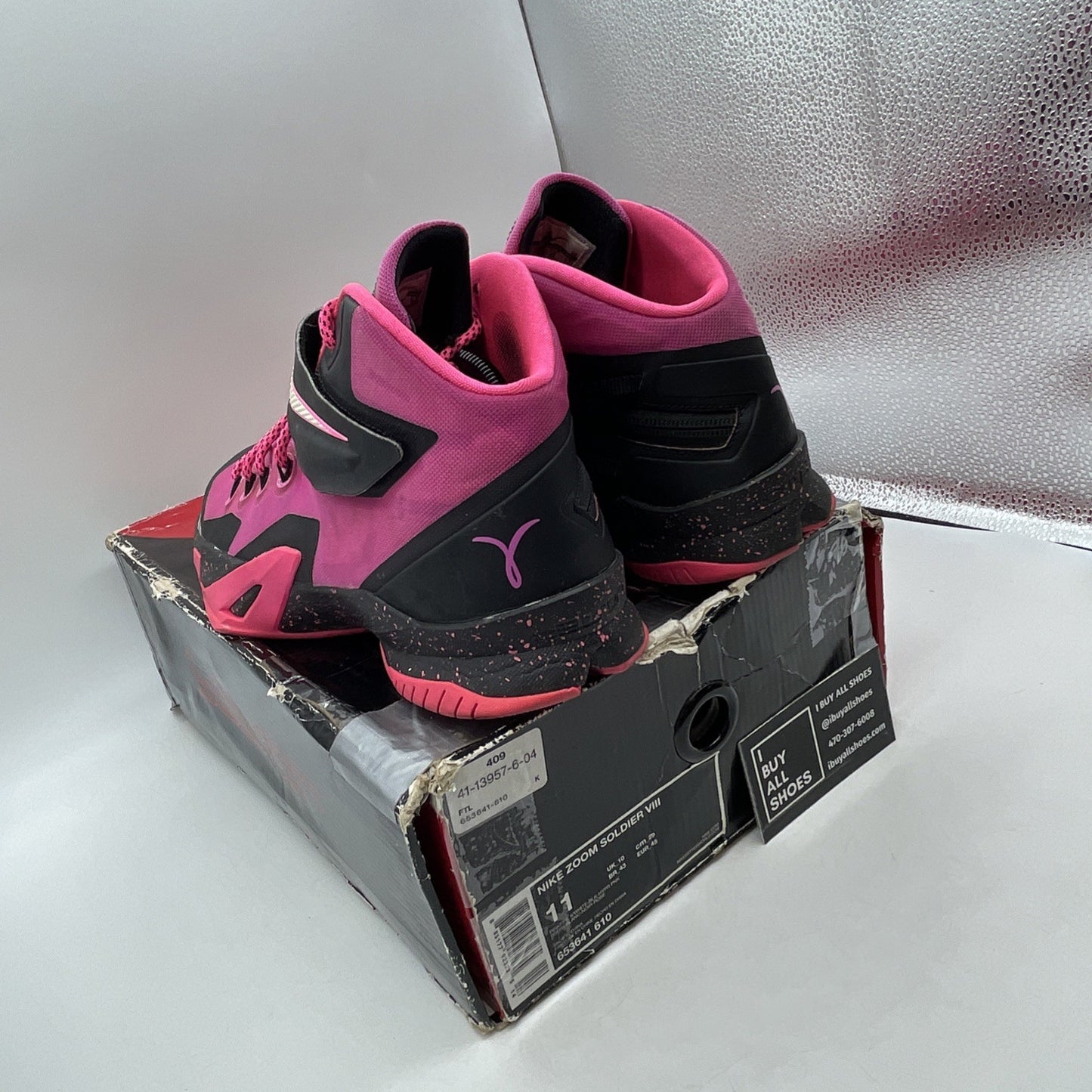 Size 11 - Nike Zoom Soldier 8 Pink (653641-610)