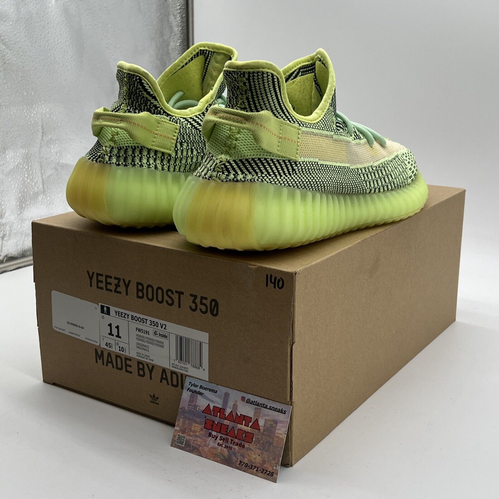 Size 11 - Adidas Yeezy Boost 350 V2 Yeezreel Non-Reflective (FW5191)