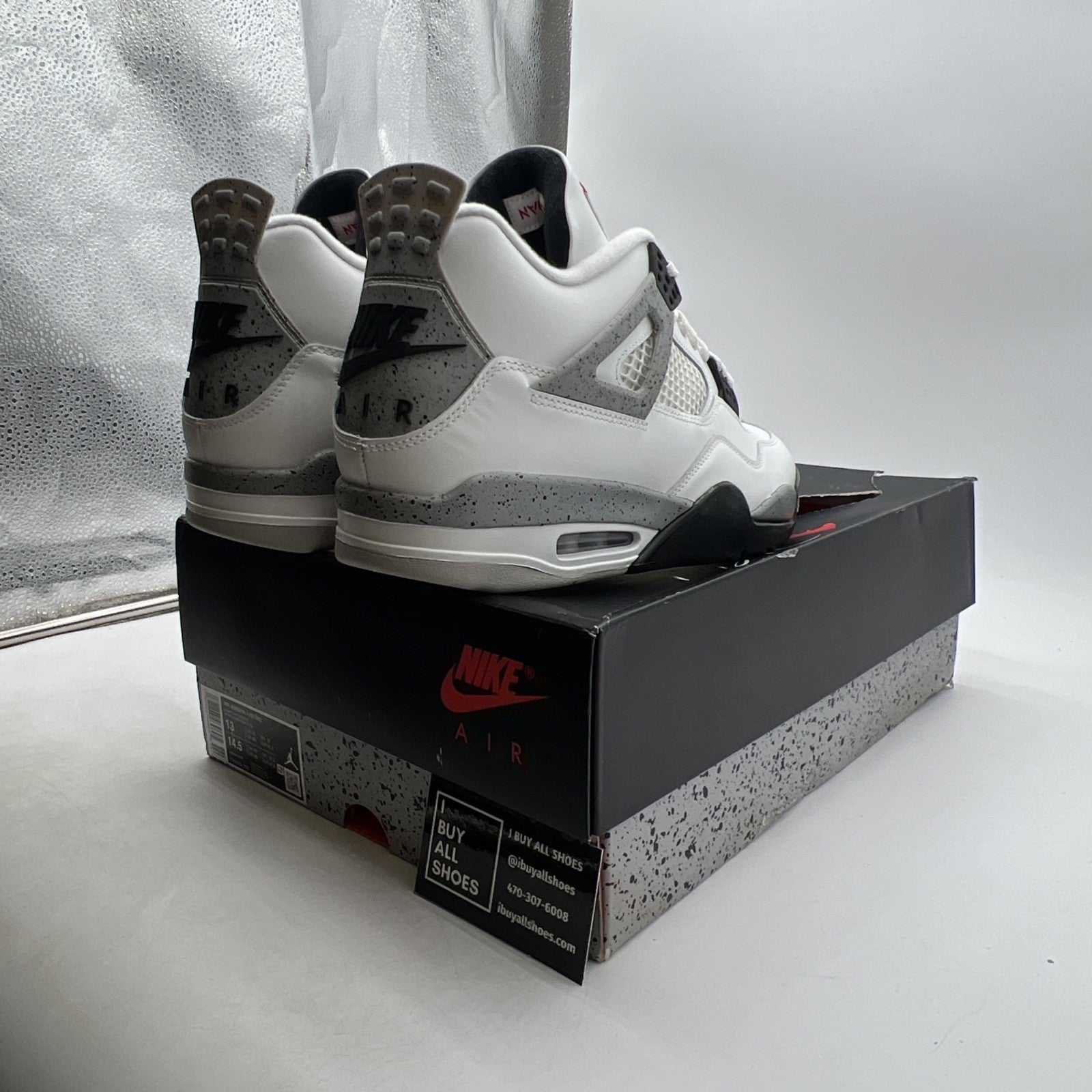 Size 13 - Air Jordan 4 Retro OG 2025 White Cement (FV5029-100)