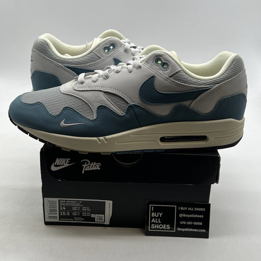 Size 14 - Nike Air Max 1 Patta Waves Noise Aqua (DH1348-004)