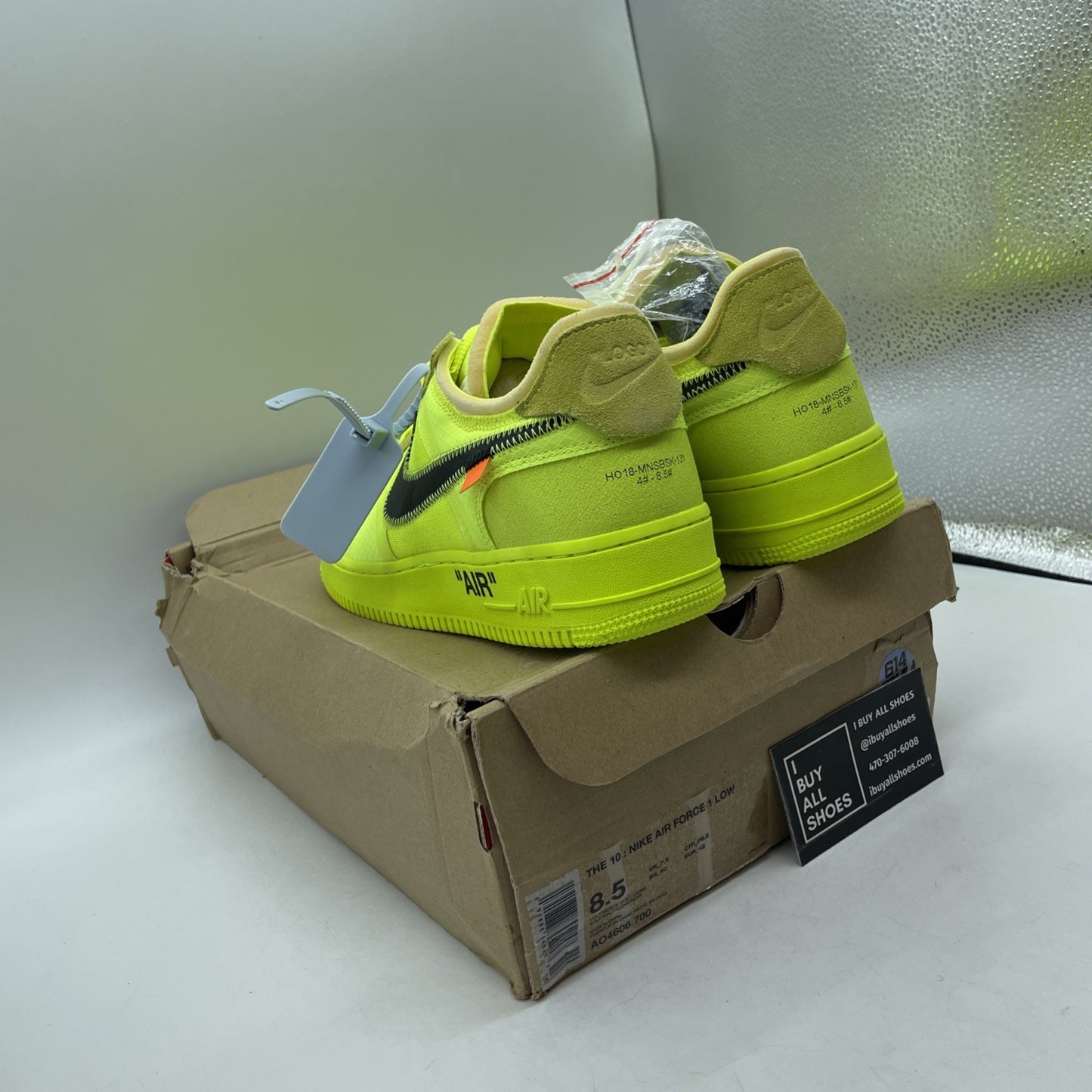 Size 8.5 - Nike Off-White x Air Force 1 Low Volt (AO4606-700)