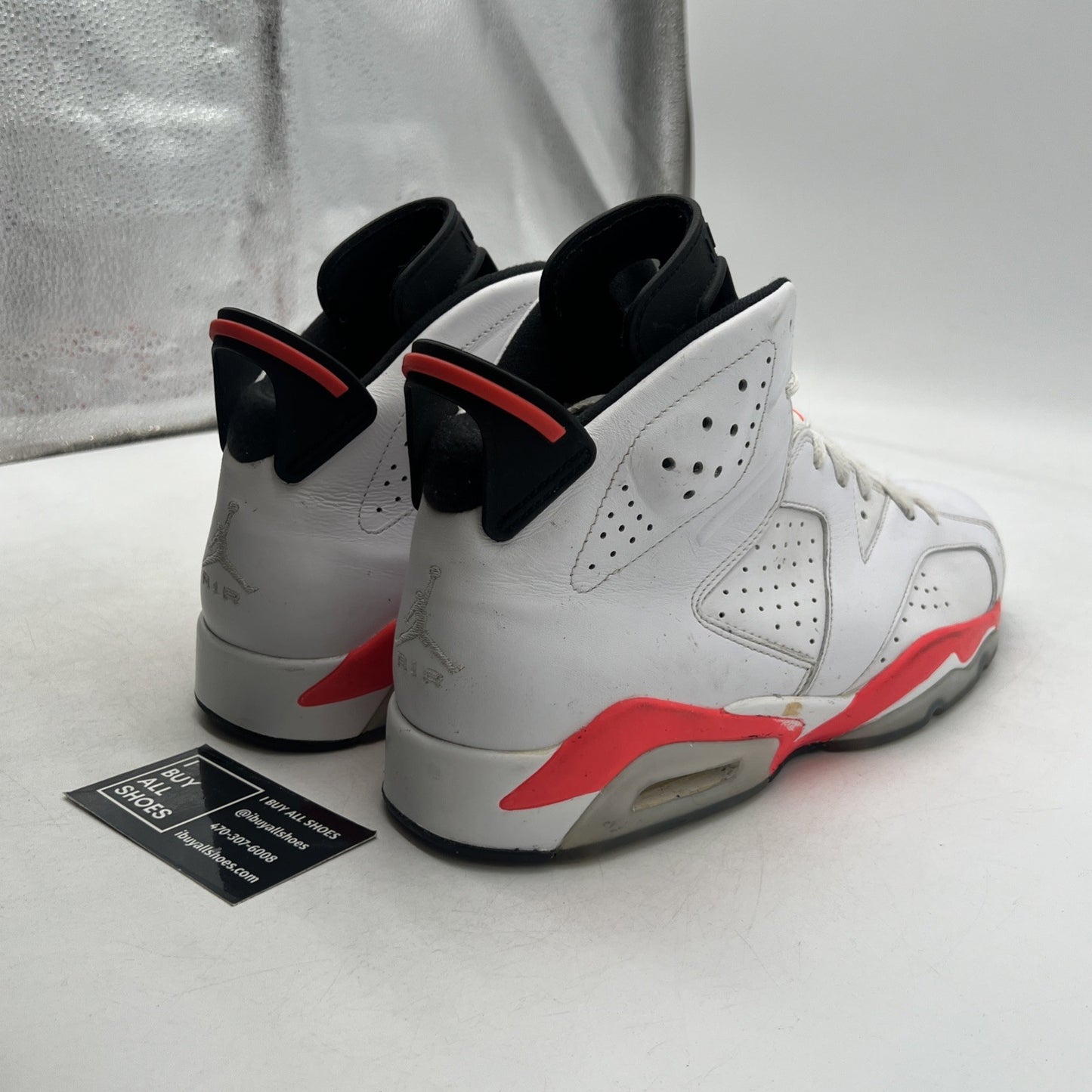 Size 11 - Air Jordan 6 Retro 2014 White Infrared (384664-123)