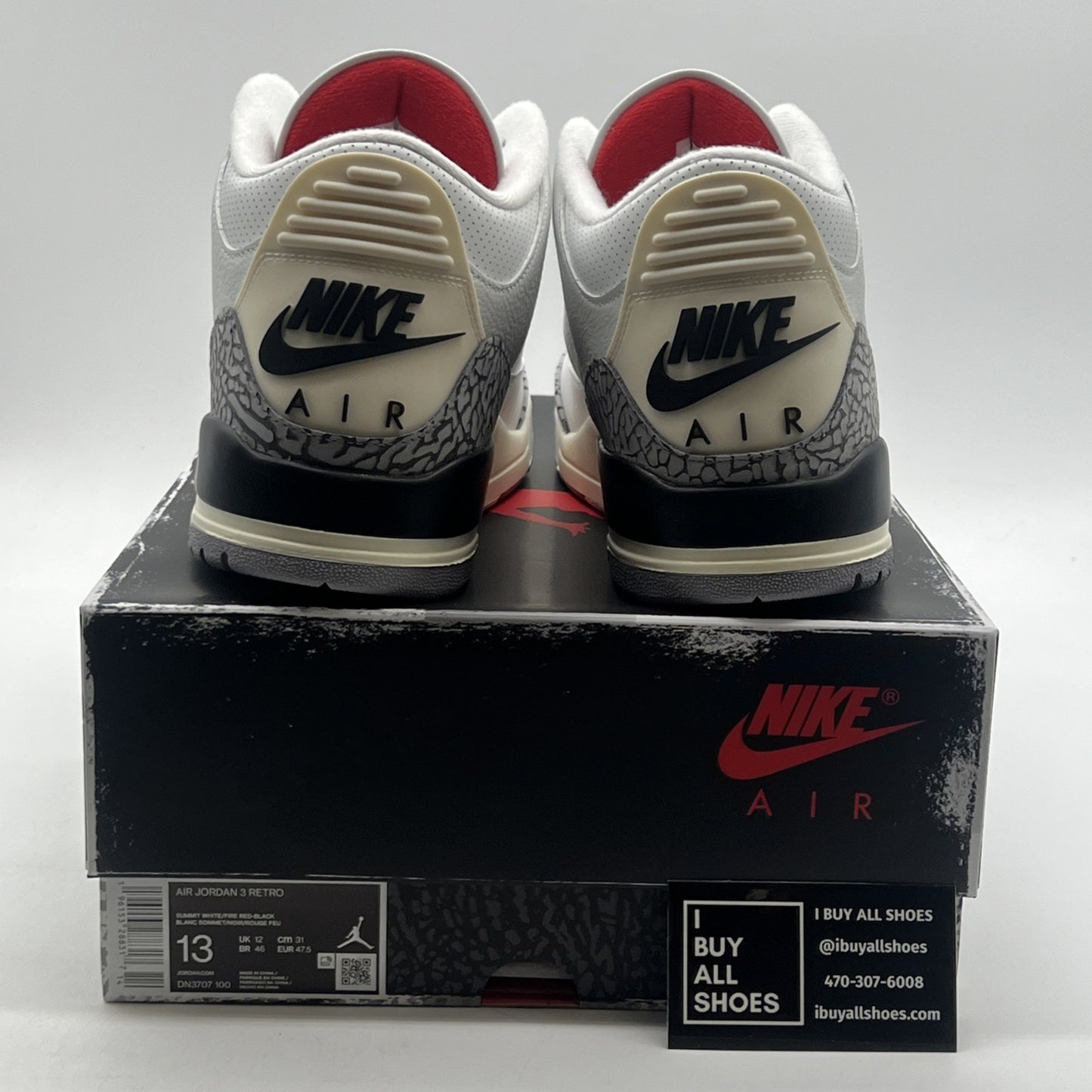 Size 13 - Air Jordan 3 Retro Mid White Cement Reimagined (DN3707-100)