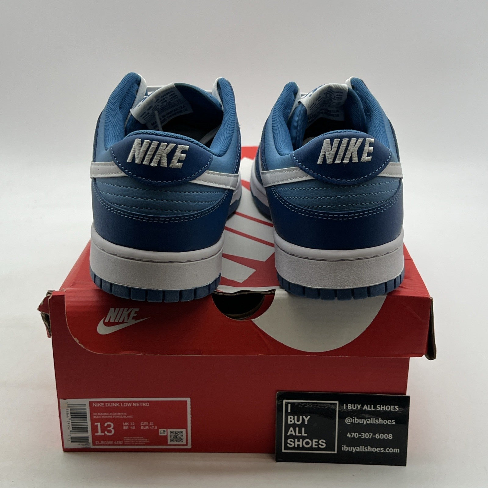 Size 13 - Nike Dunk Low Dark Marina Blue (DJ6188-400)