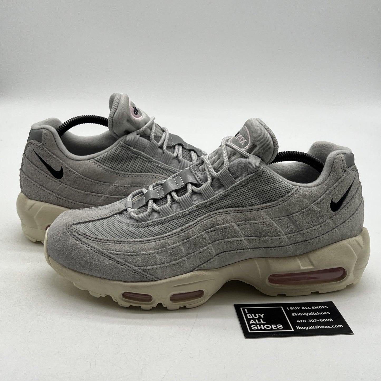 Size 9.5 - Nike Air Max 95 Grey Fog Pink Foam (DX2670-001)