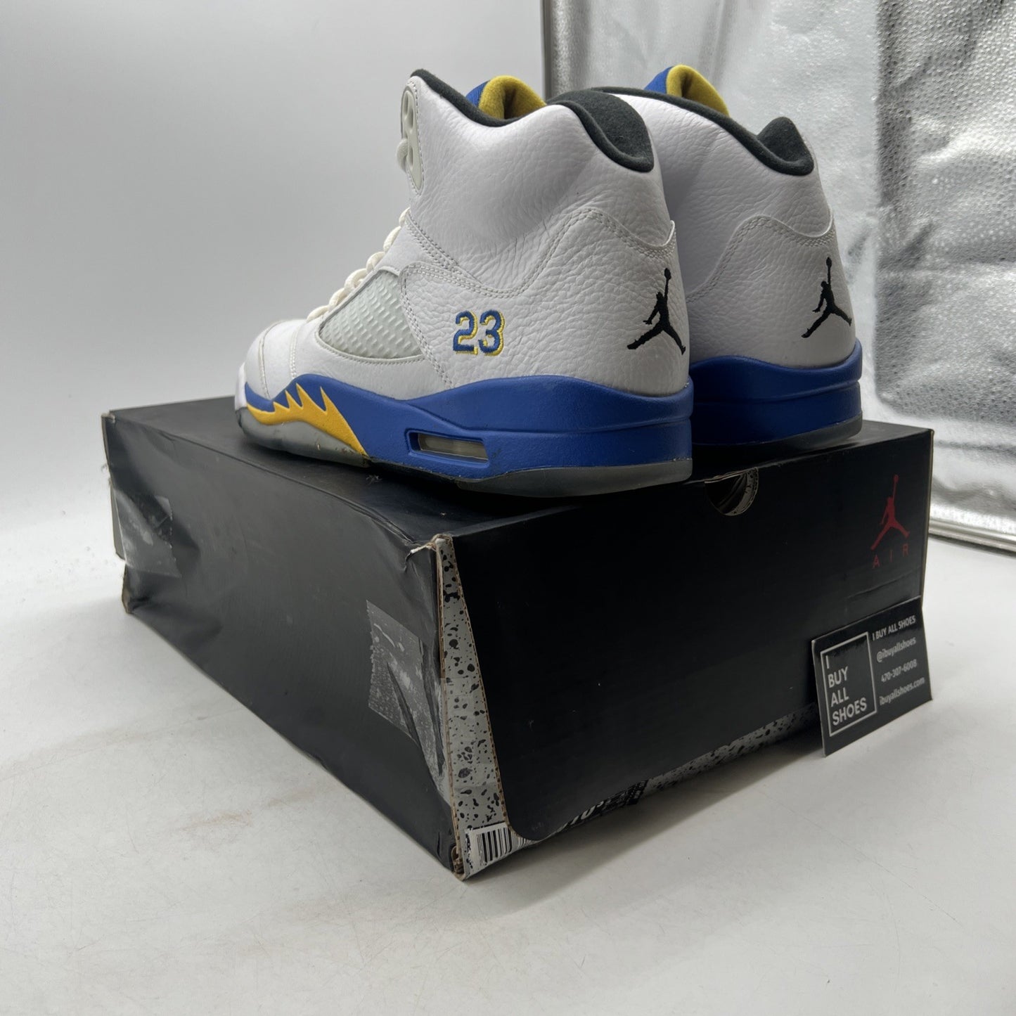 Size 10.5 - Air Jordan 5 Retro 2013 Laney (136027-189)
