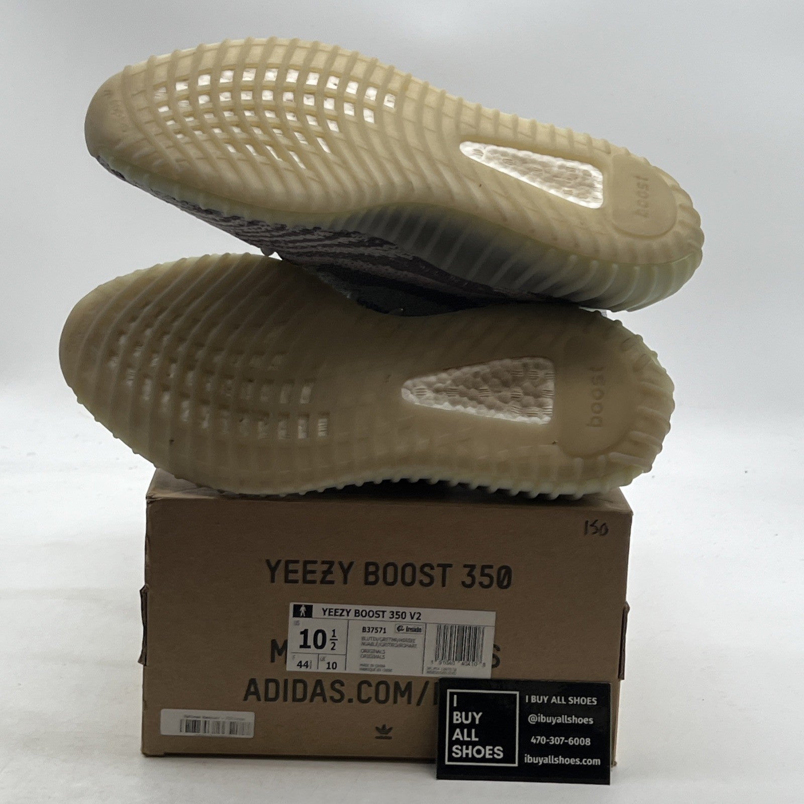 Size 10.5 - adidas Yeezy Boost 350 V2 Low Blue Tint (B37571)