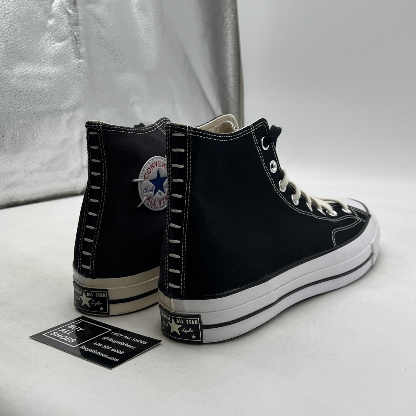Size 12 - Converse × Slam Jam Chuck 70 Reconstructed Black Hi Top (164555C)