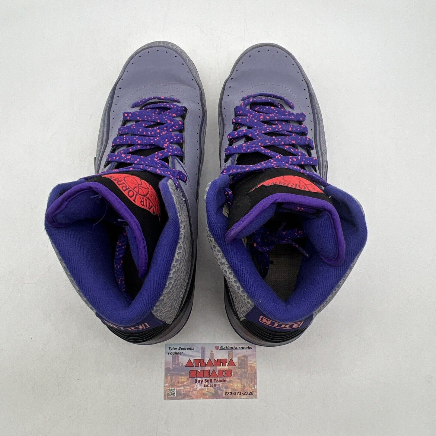 Size 11 - Air Jordan 2 Retro Iron Purple Suede Grey (384475-553)