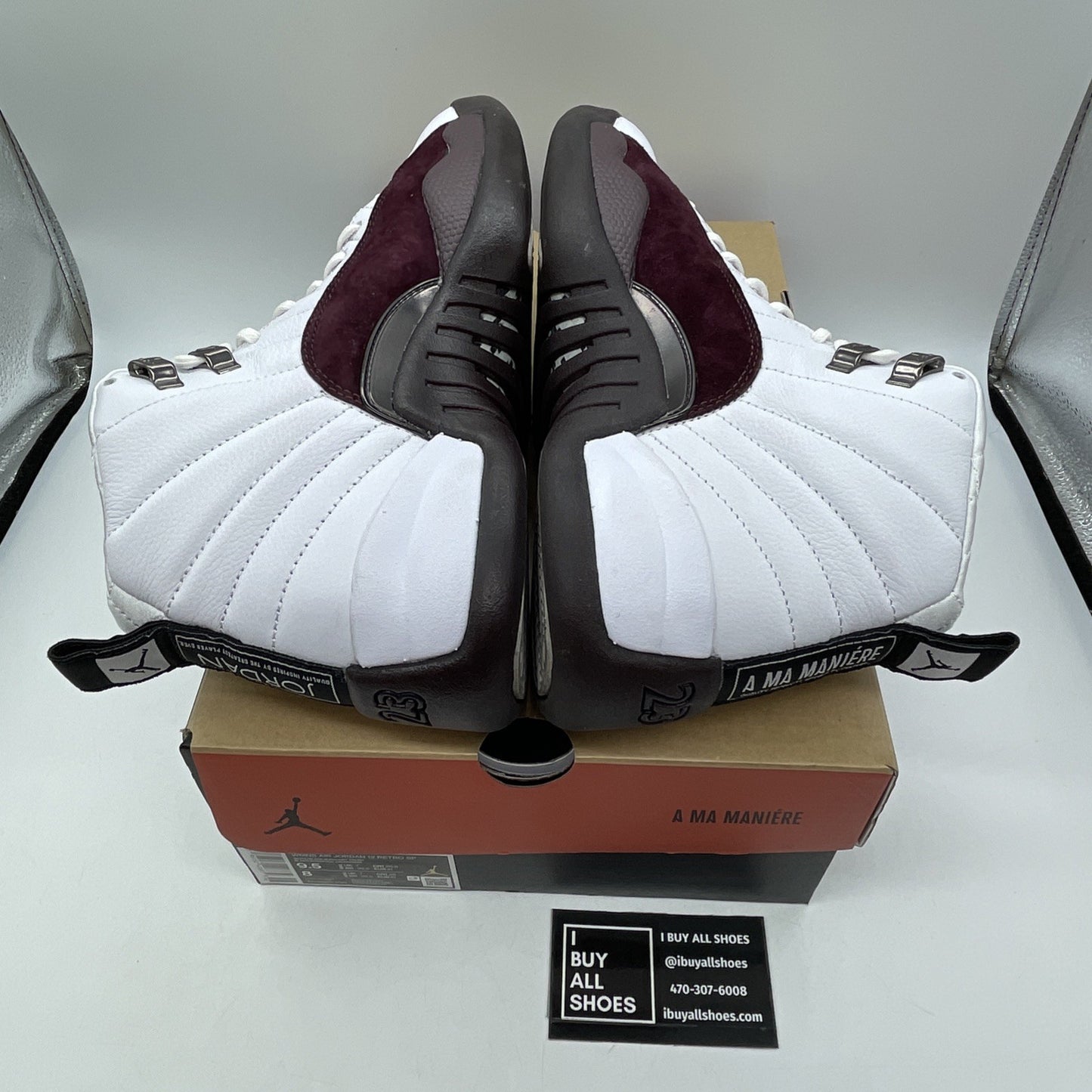 Size 9.5W - Jordan 12 Retro SP x A Ma Maniere Mid White Suede (DV6989-100)