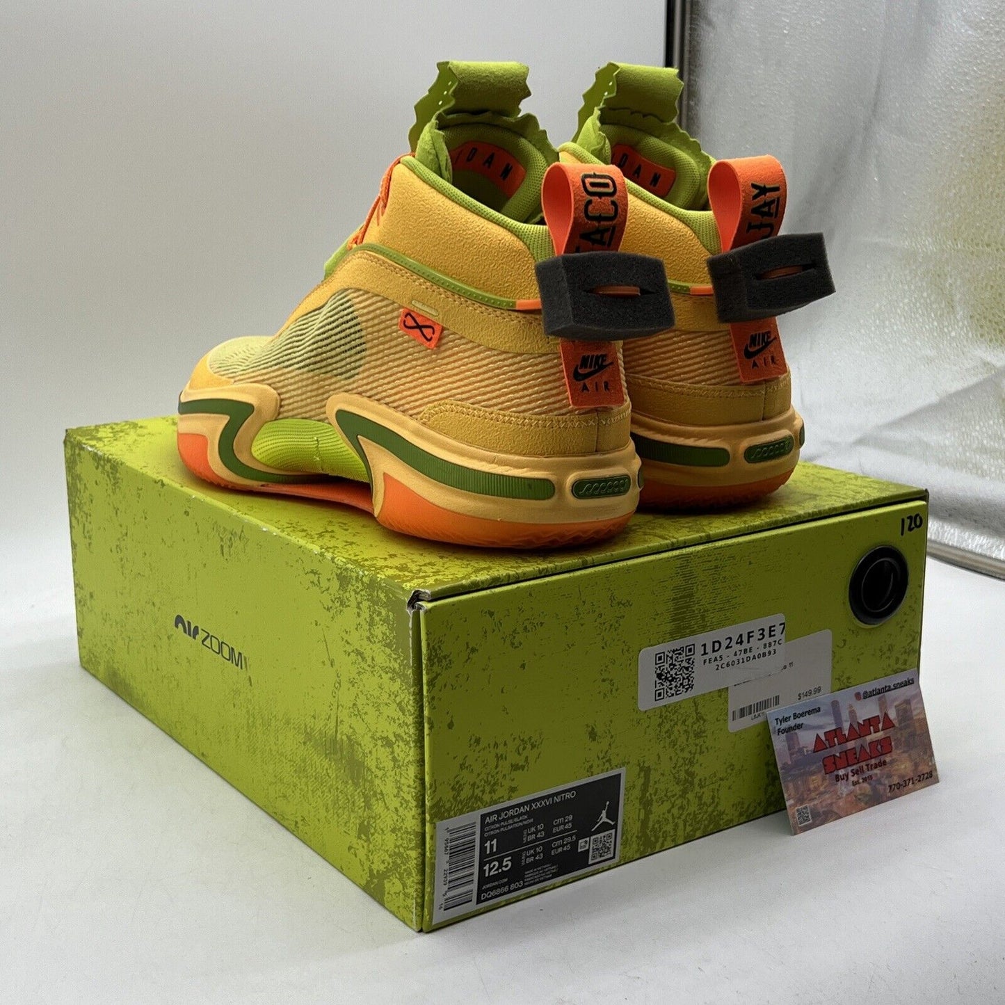 Size 11 - Jayson Tatum x Air Jordan 36 Nitro Taco Jay (DQ6866-803)