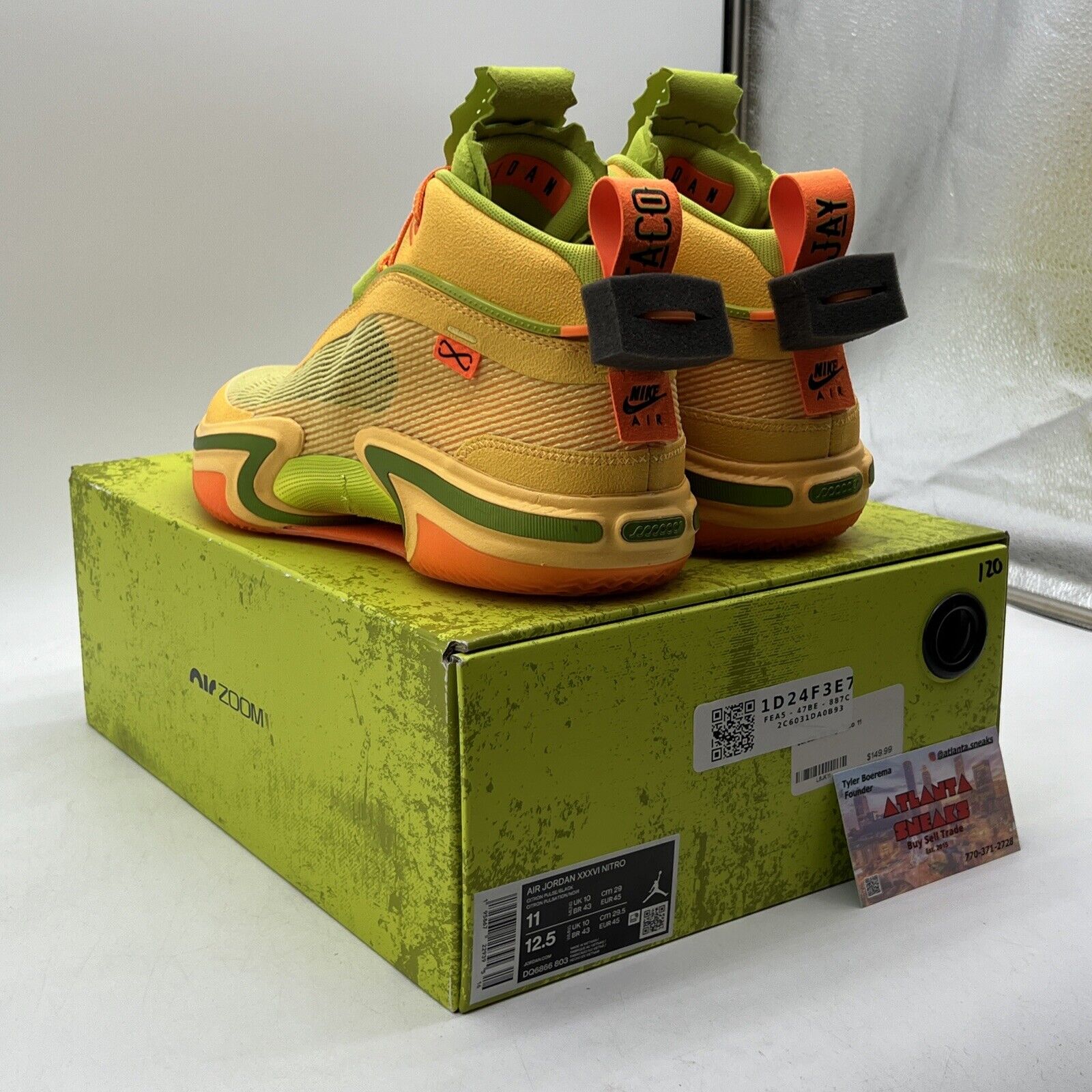 Size 11 - Jayson Tatum x Air Jordan 36 Nitro Taco Jay (DQ6866-803)