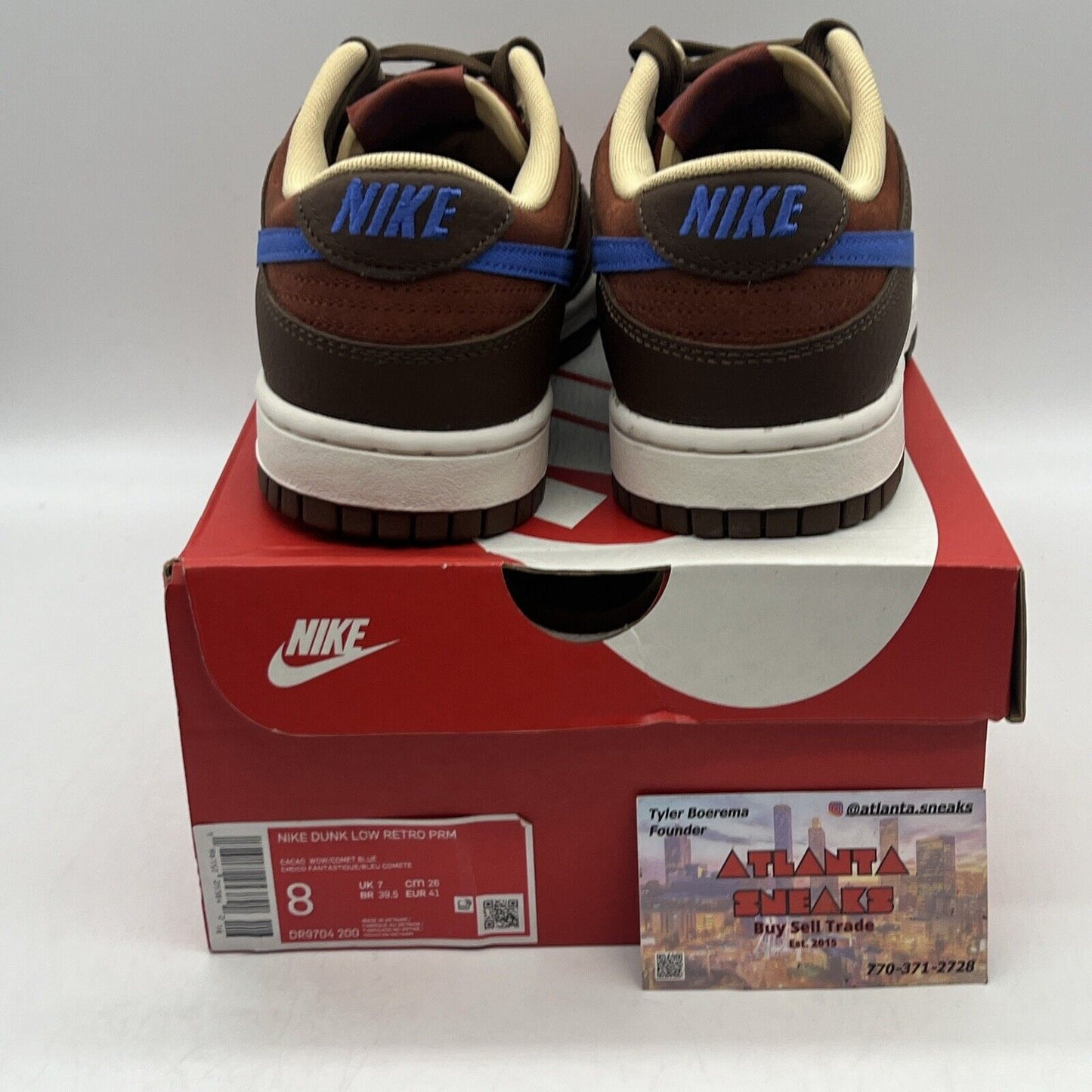 Size 8 - Nike Dunk Low Mars Stone Blue Brand New Og All