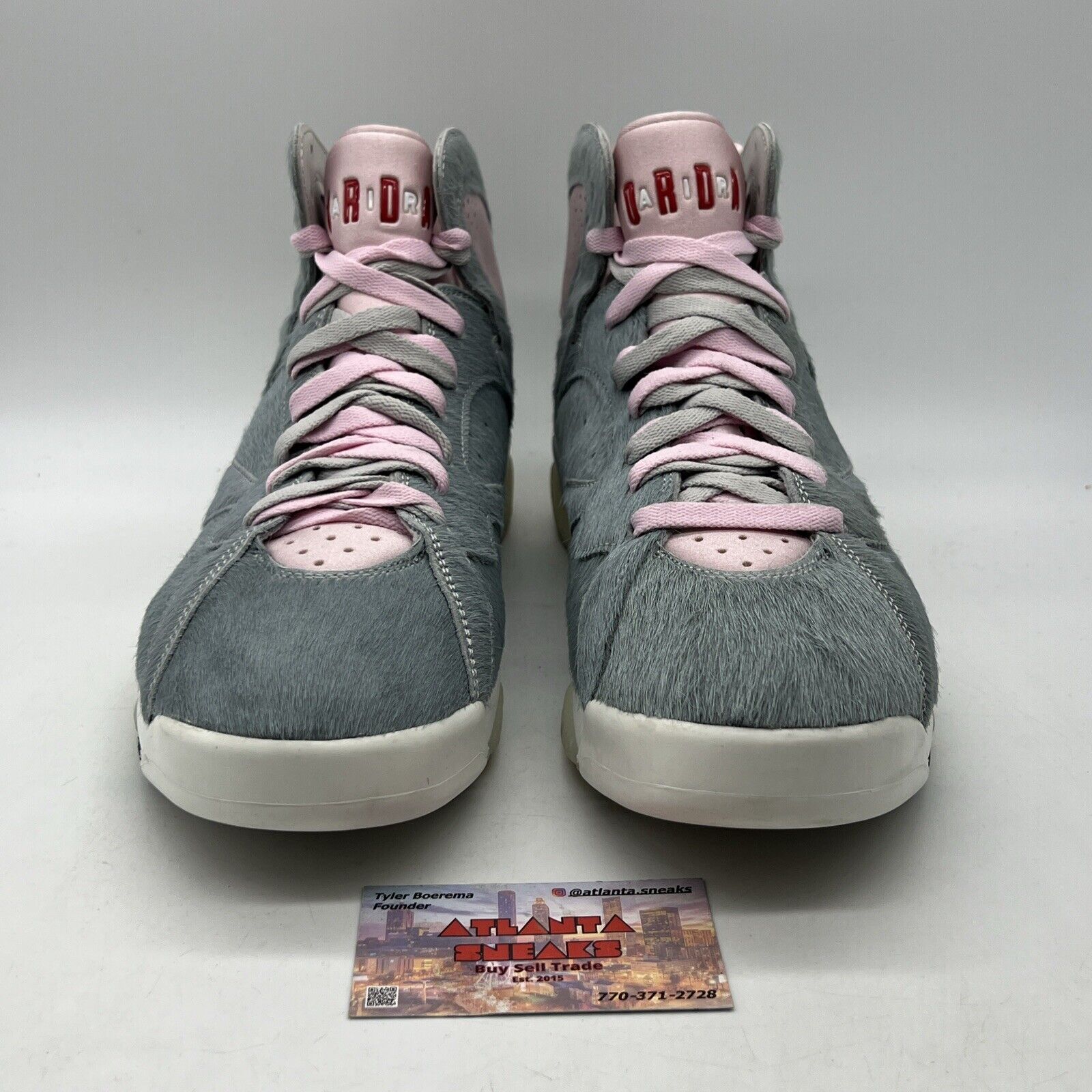 Size 12.5 - Air Jordan 7 Retro SE Hare 2.0 Grey Pink White (CT8527-002)