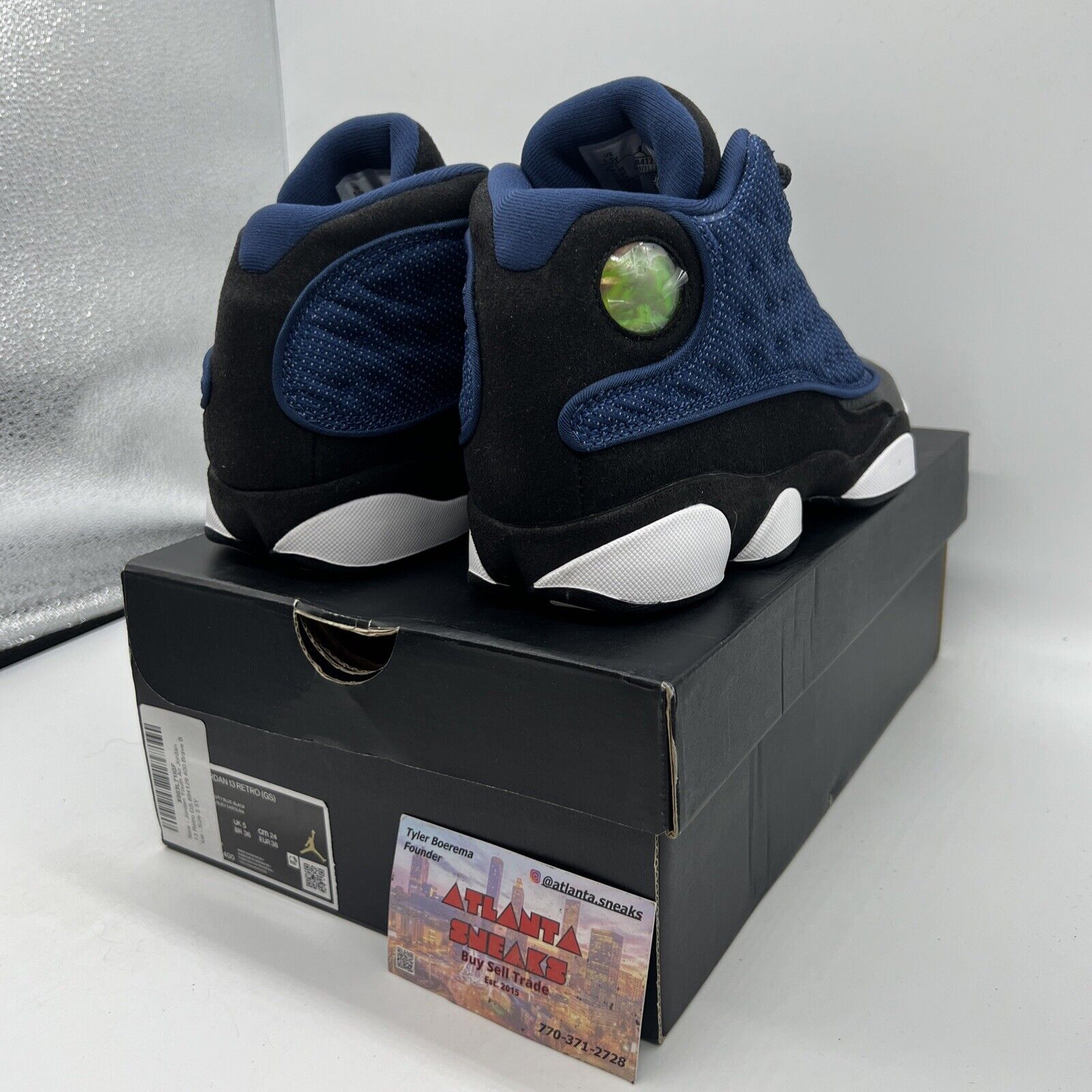 Size 5.5Y- Jordan 13 Navy 2022 Brand New Og All