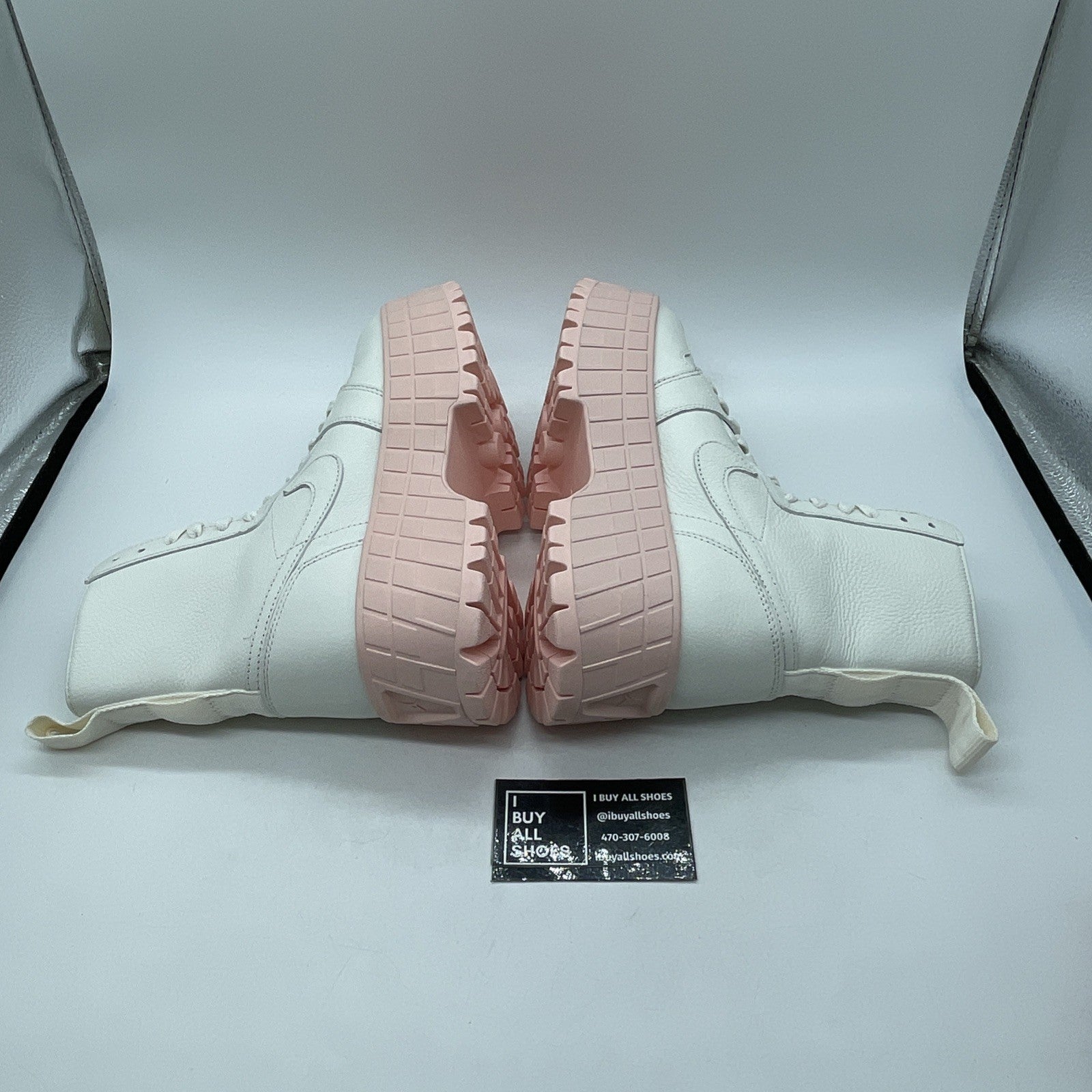 Size 9W - Air Jordan 1 Brooklyn Women's Boots Sail Legend Pink (FJ5737-116)