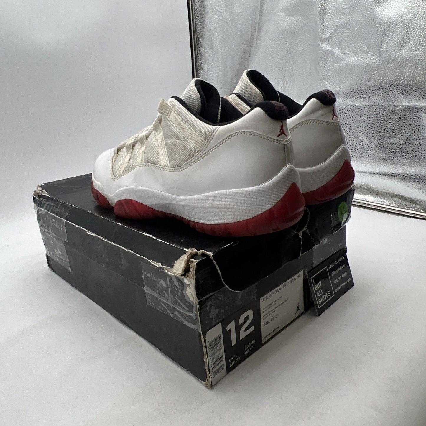 Size 12 - Air Jordan 11 Retro Low Cherry Bottom (528895-101)