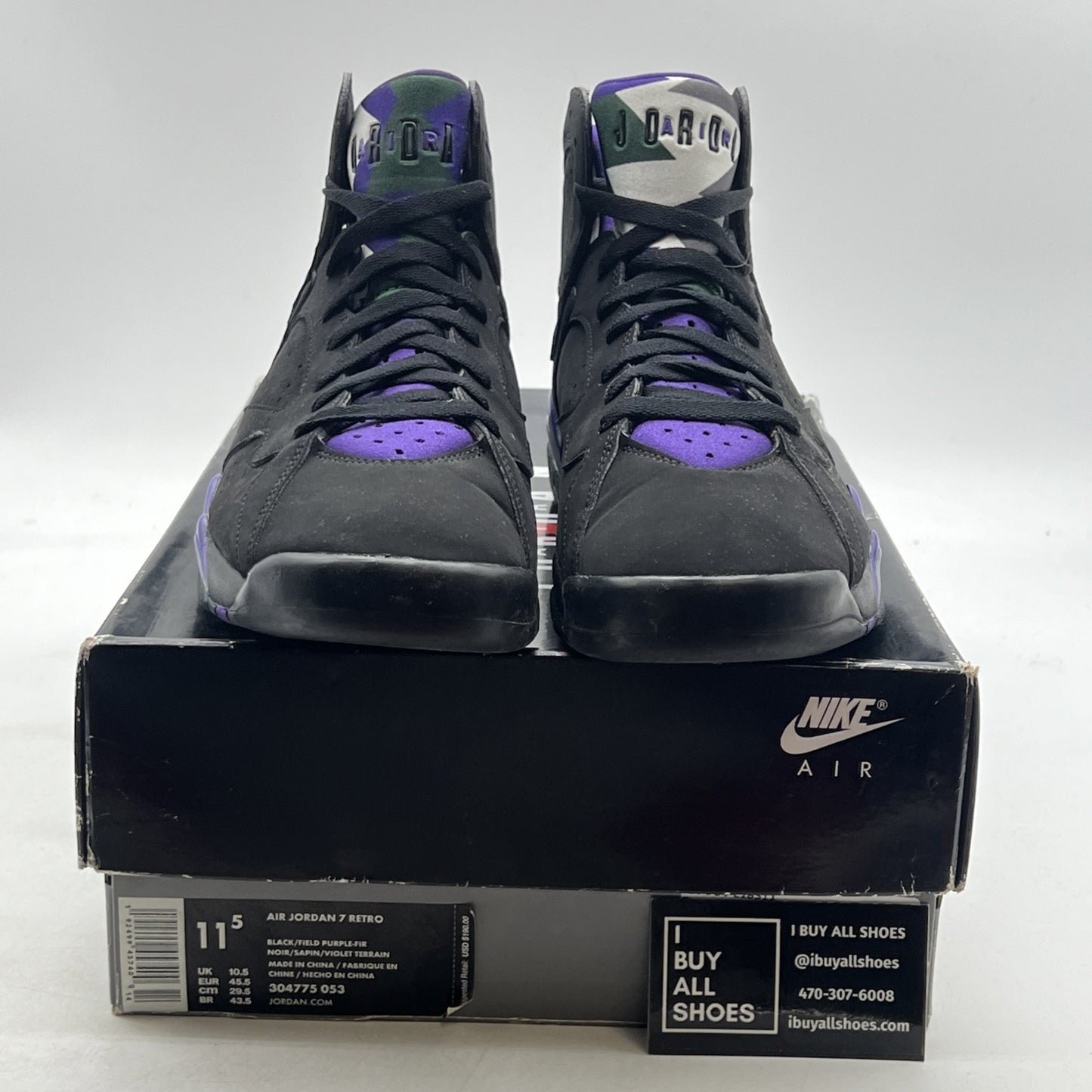Size 11.5 - Air Jordan 7 Retro PE Ray Allen (304775-053)