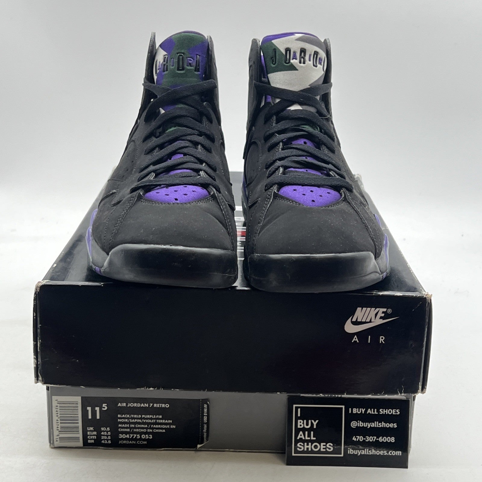 Size 11.5 - Air Jordan 7 Retro PE Ray Allen (304775-053)